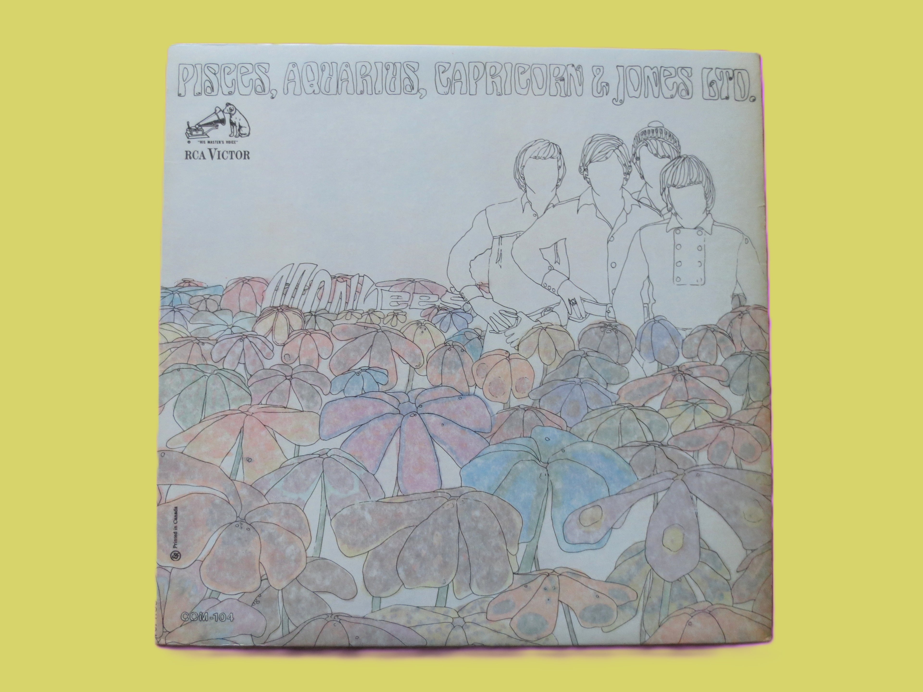 The MONKEES, Pisces, Aquarius, Capricorn & Jones Ltd., Vintage Album, 1967 Record, Vinyl Lp