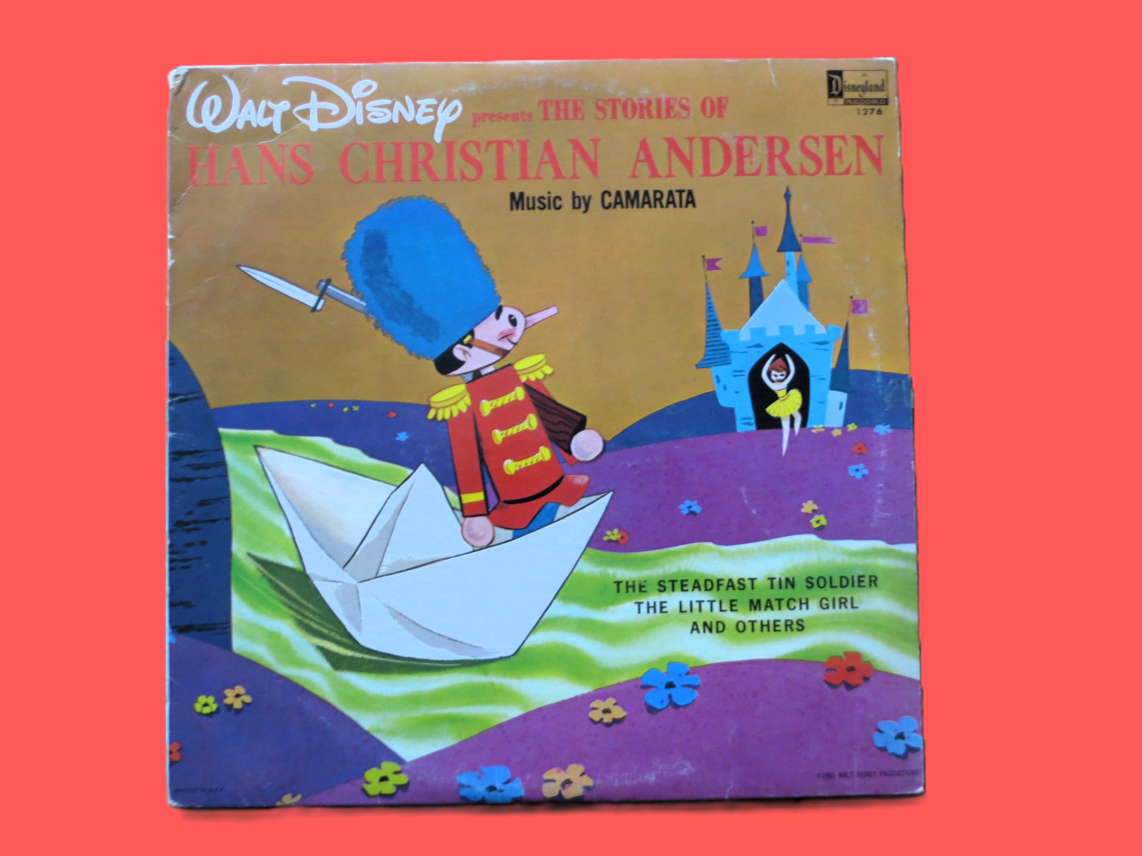 HANS CHRISTIAN ANDERSEN, Disneyland Records, Vintage Album, 1965 Record, Vinyl Lp