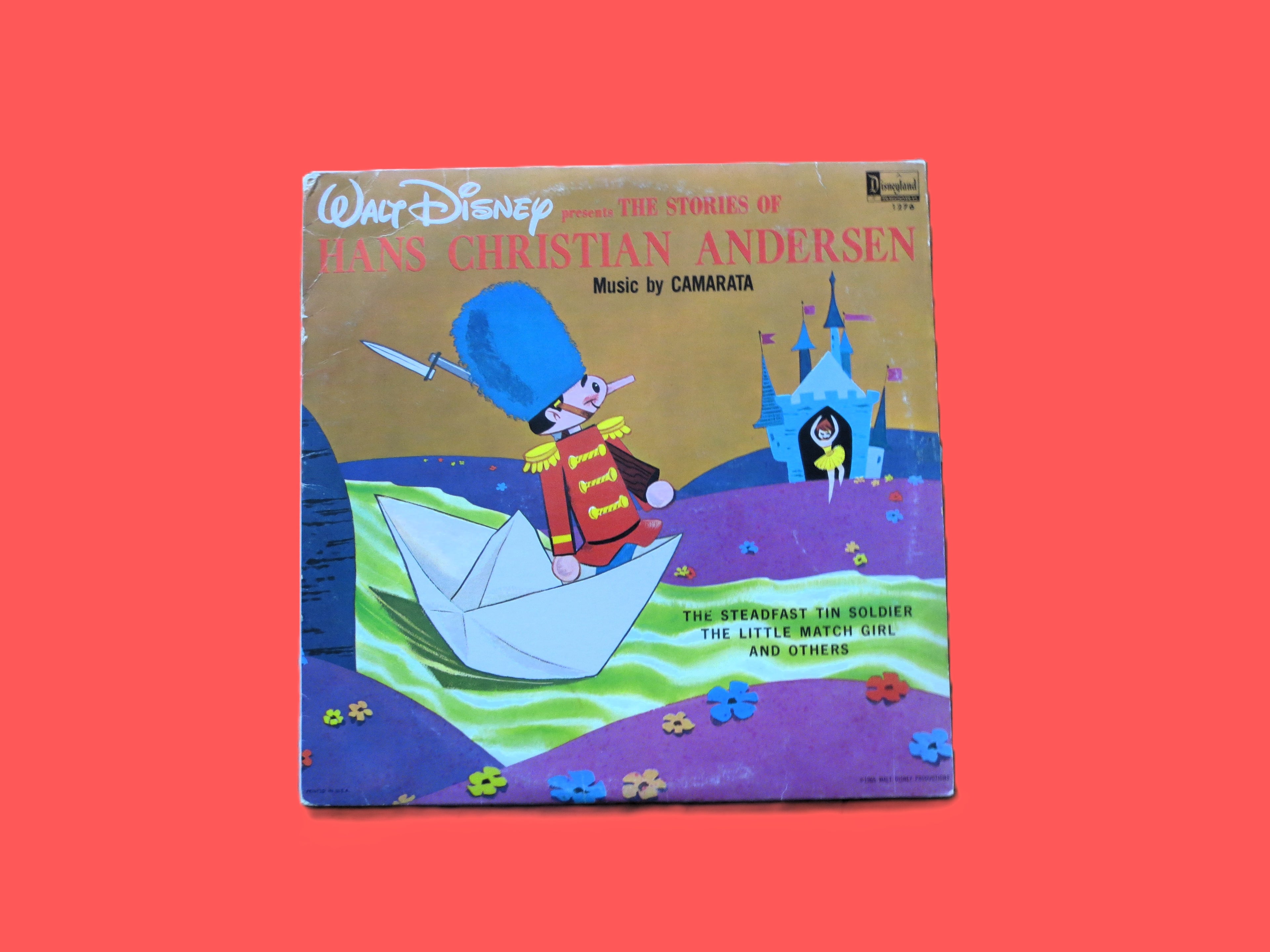 HANS CHRISTIAN ANDERSEN, Disneyland Records, Vintage Album, 1965 Record, Vinyl Lp