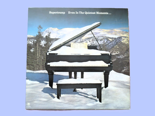 SUPERTRAMP, Even in the QUIETEST Moments, Vintage Album, 1977 Record, Vinyl Lp