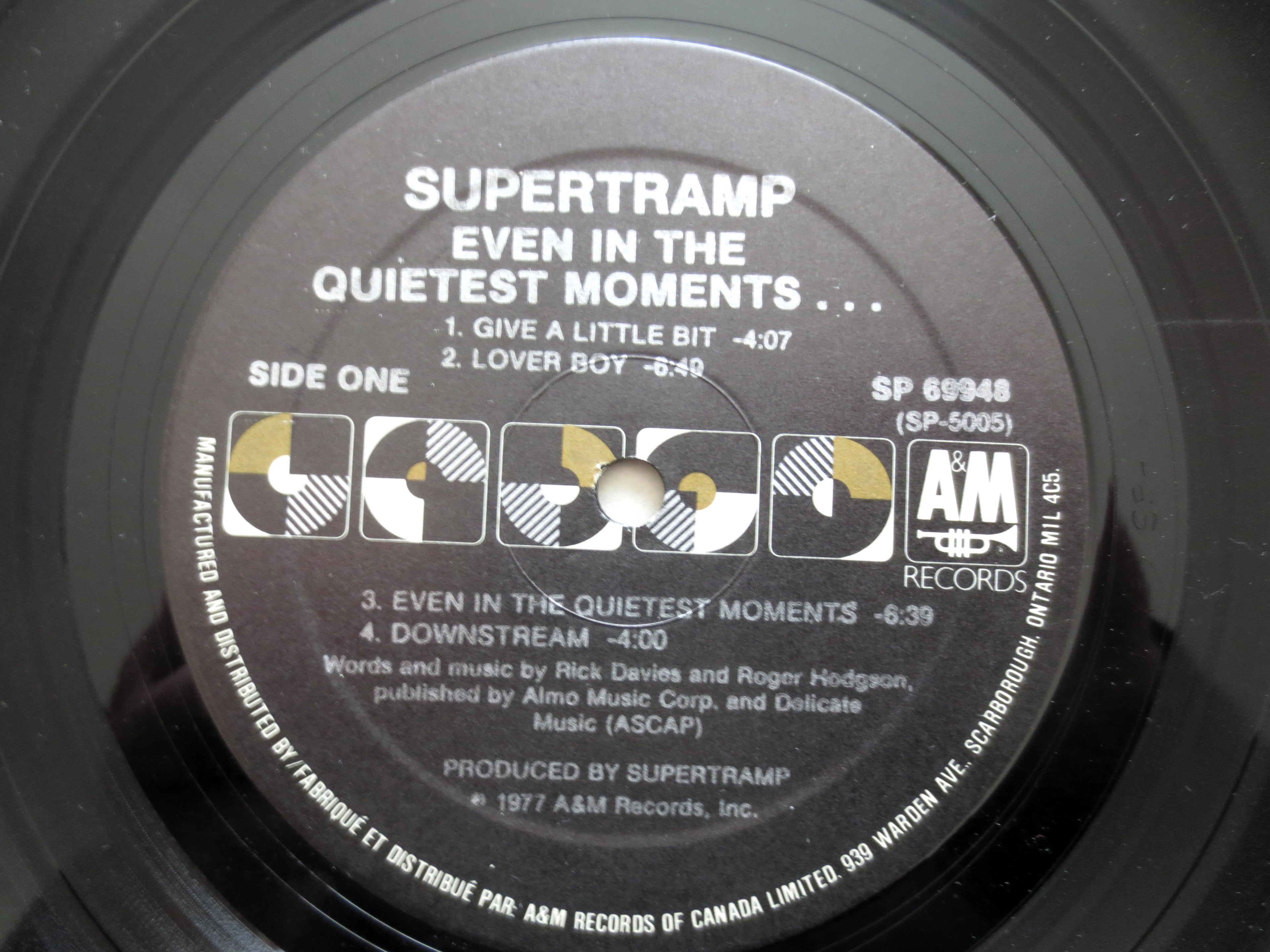 Supertramp – Even in the Quietest Moments (1977) Vinyl LP