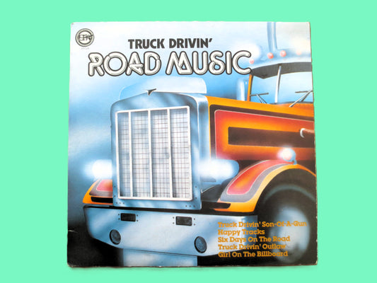 Truck Drivin Road Music, Vintage Album, 1975 Record, Vinyl Lp