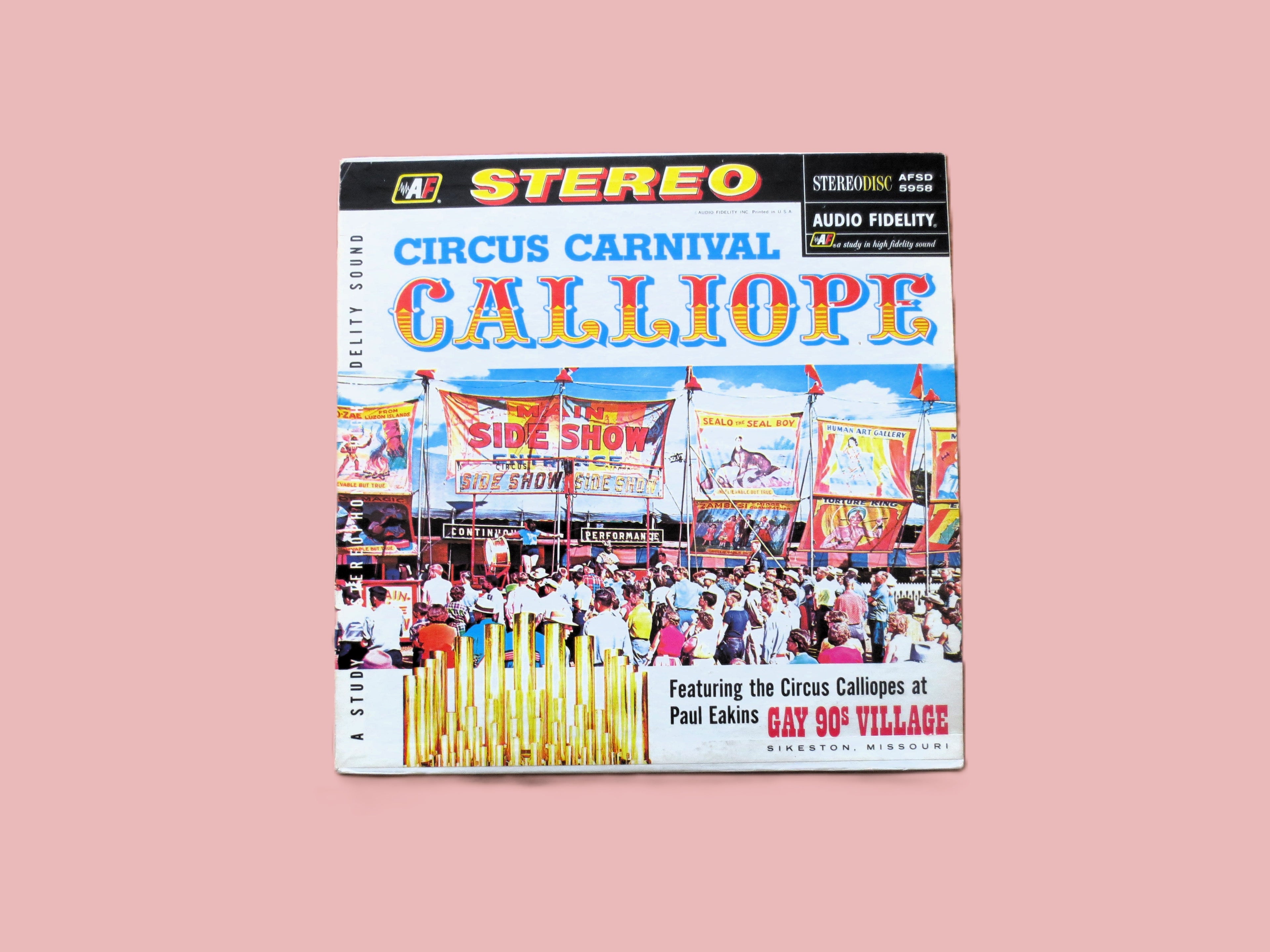 Circus Carnival Calliope (1957) Vinyl LP