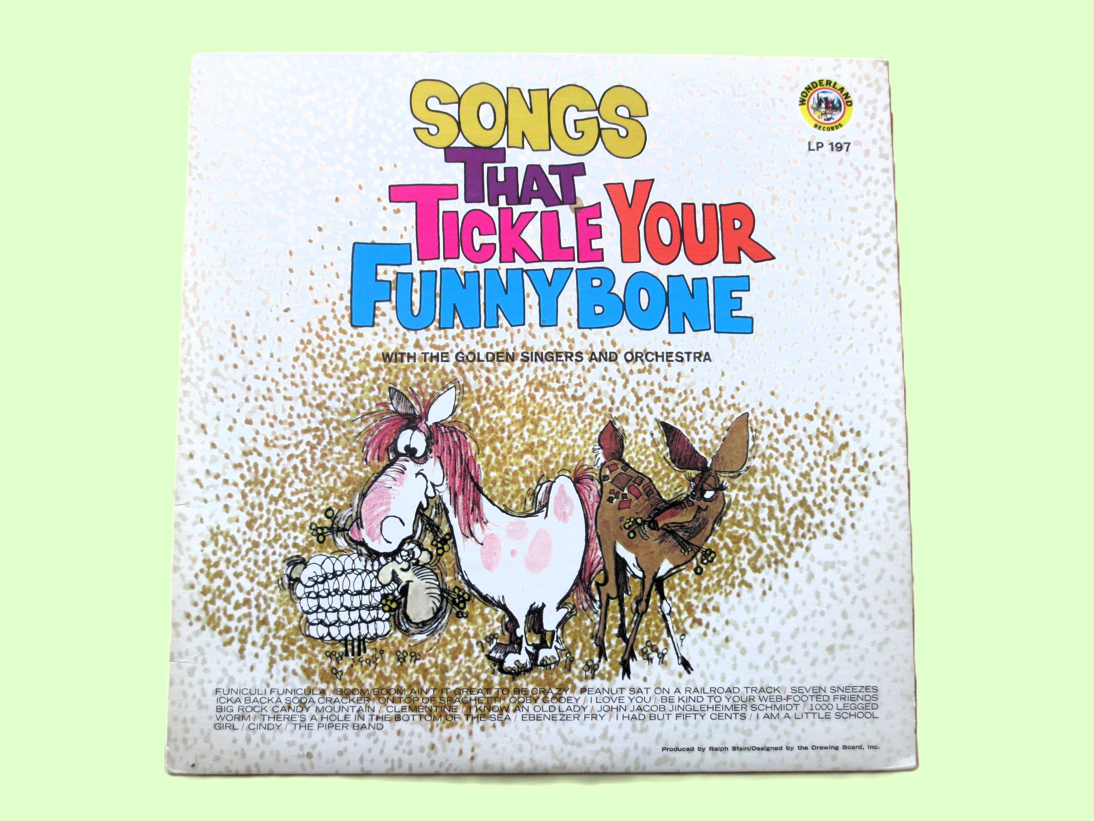 SONGS That TICKLE your FUNNY Bone, Vintage Album, 1973 Record, Vinyl Lp