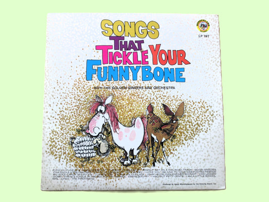 SONGS That TICKLE your FUNNY Bone, Vintage Album, 1973 Record, Vinyl Lp