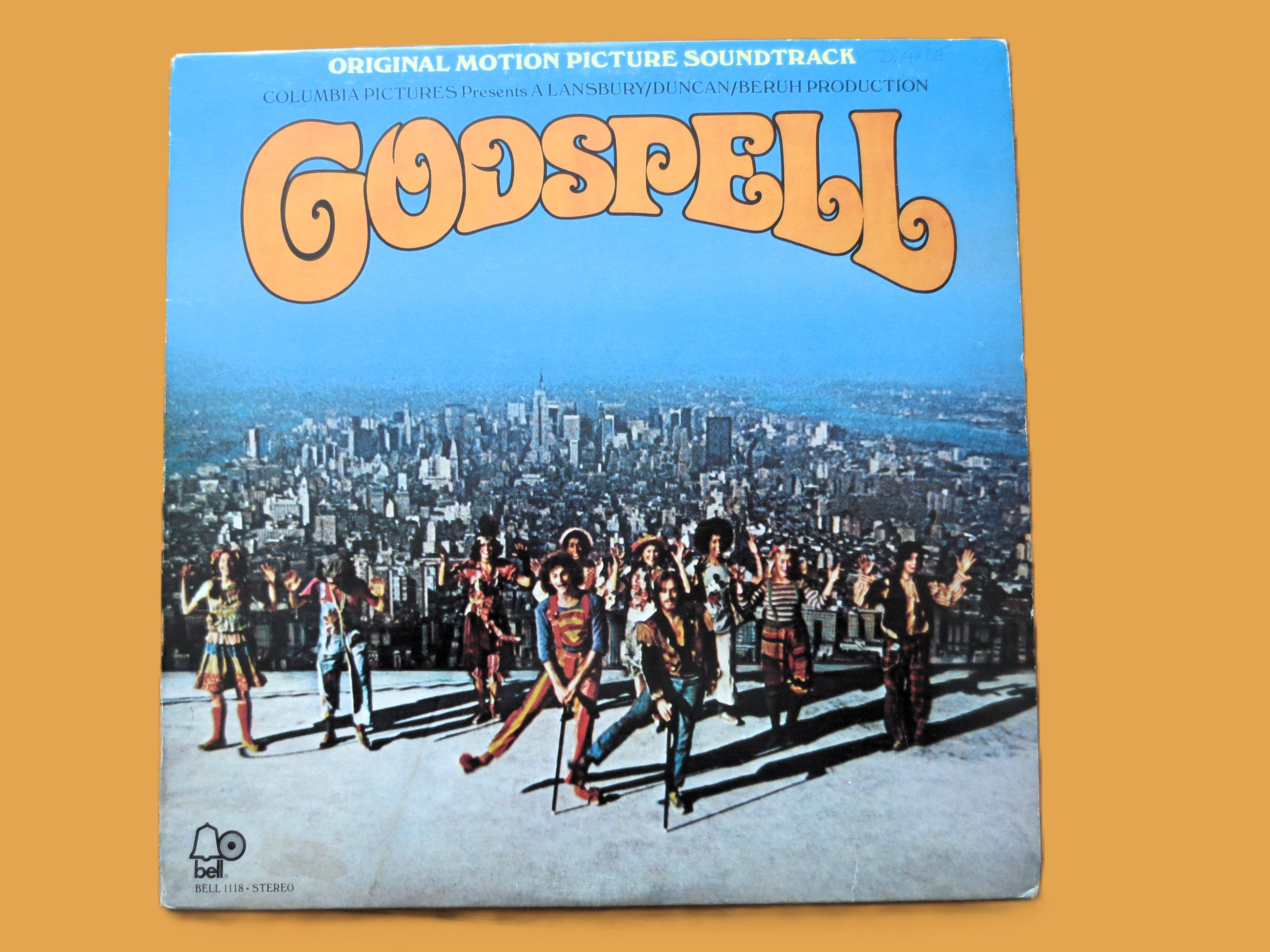 GODSPELL, Movie SOUNDTRACK, Vintage Album, 1973 Record, Vinyl Lp