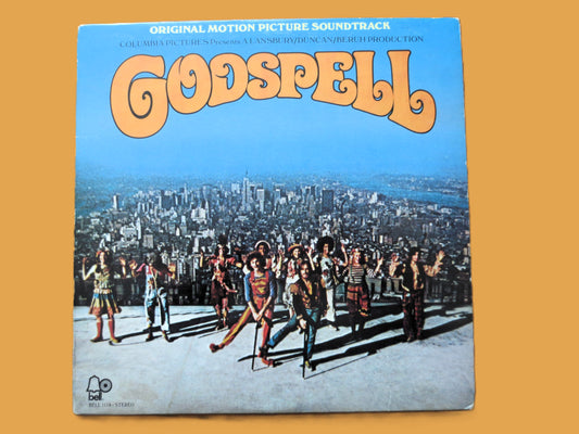 GODSPELL, Movie SOUNDTRACK, Vintage Album, 1973 Record, Vinyl Lp