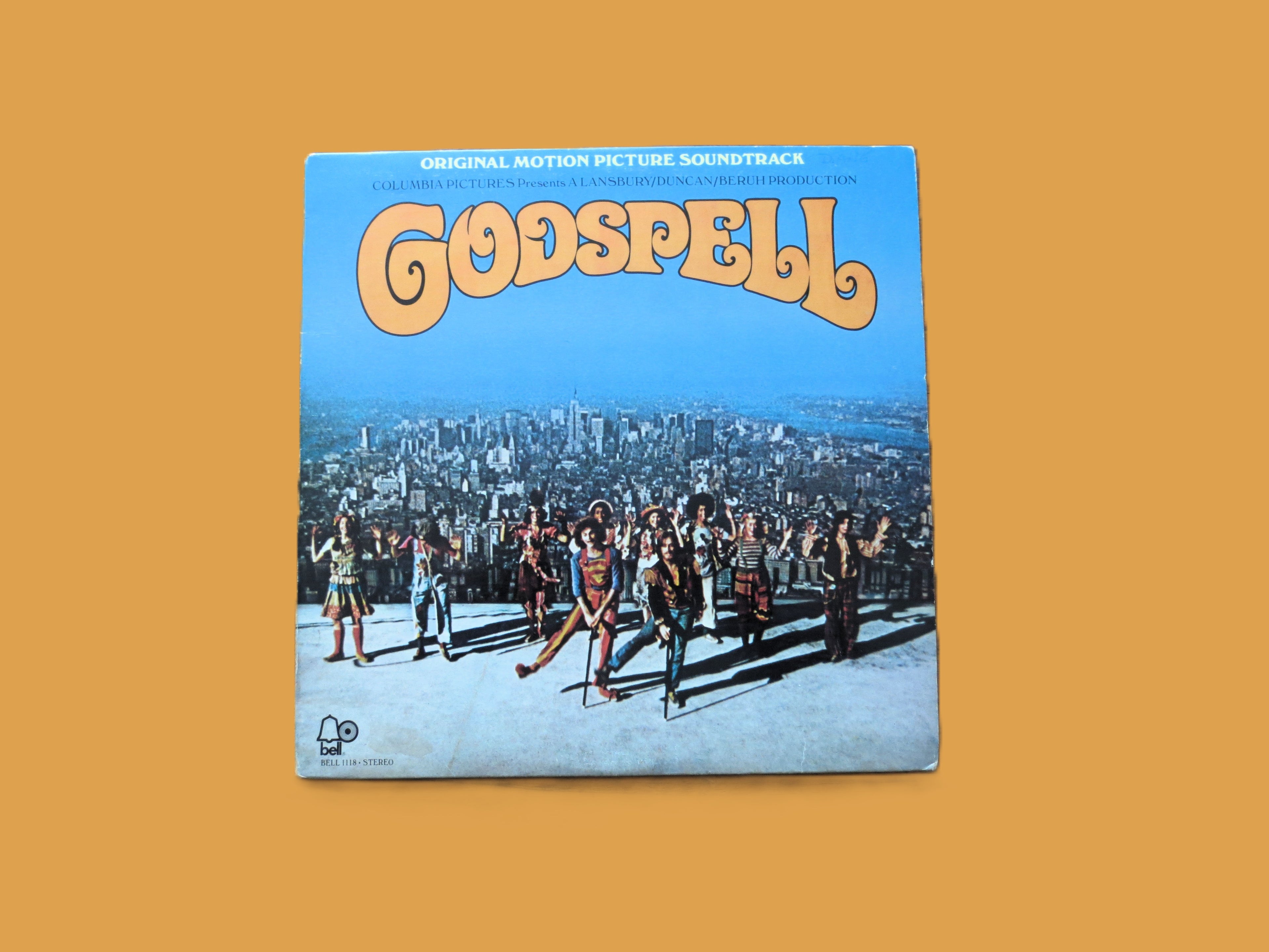 GODSPELL, Movie SOUNDTRACK, Vintage Album, 1973 Record, Vinyl Lp