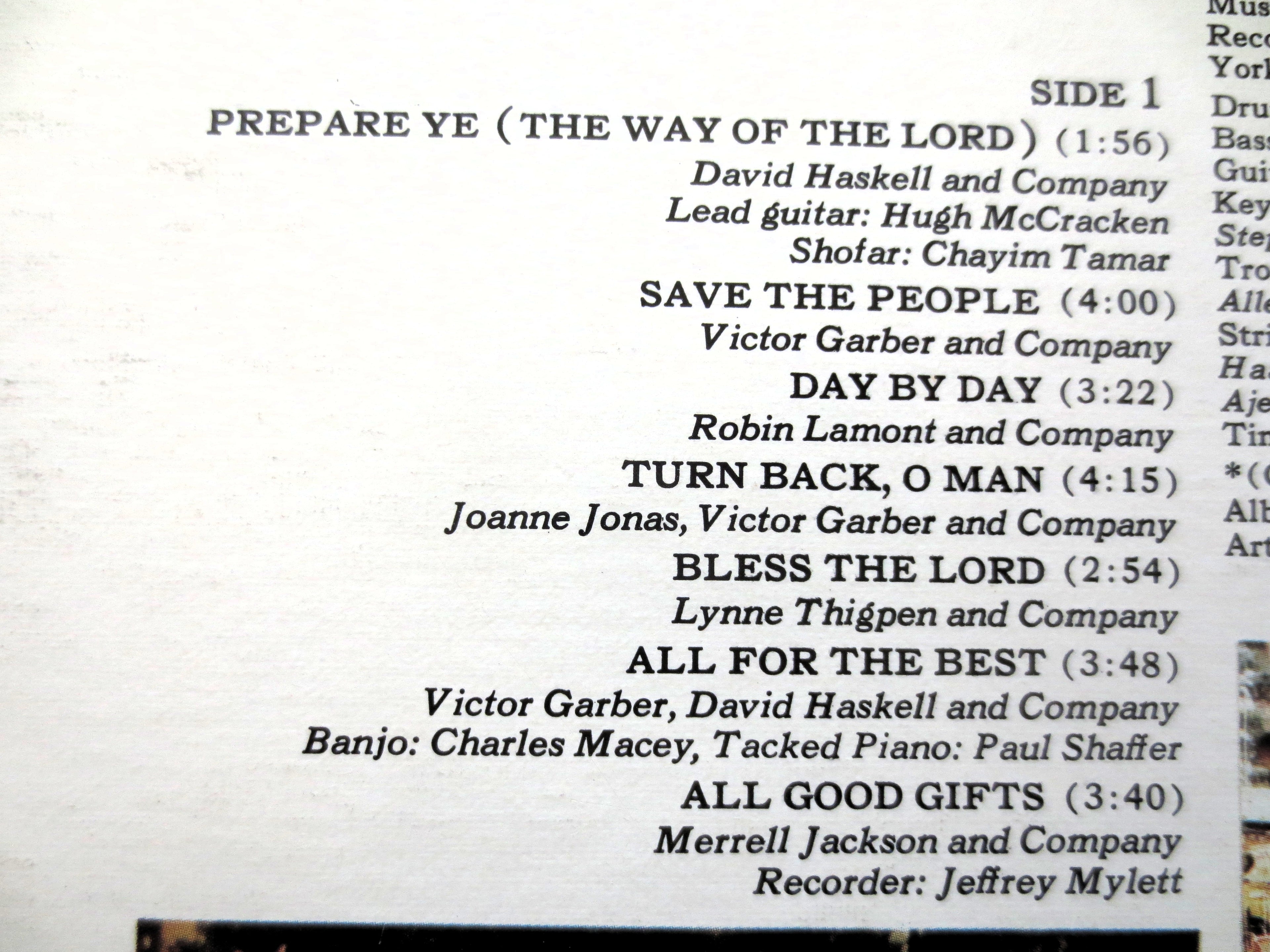 GODSPELL, Movie SOUNDTRACK, Vintage Album, 1973 Record, Vinyl Lp