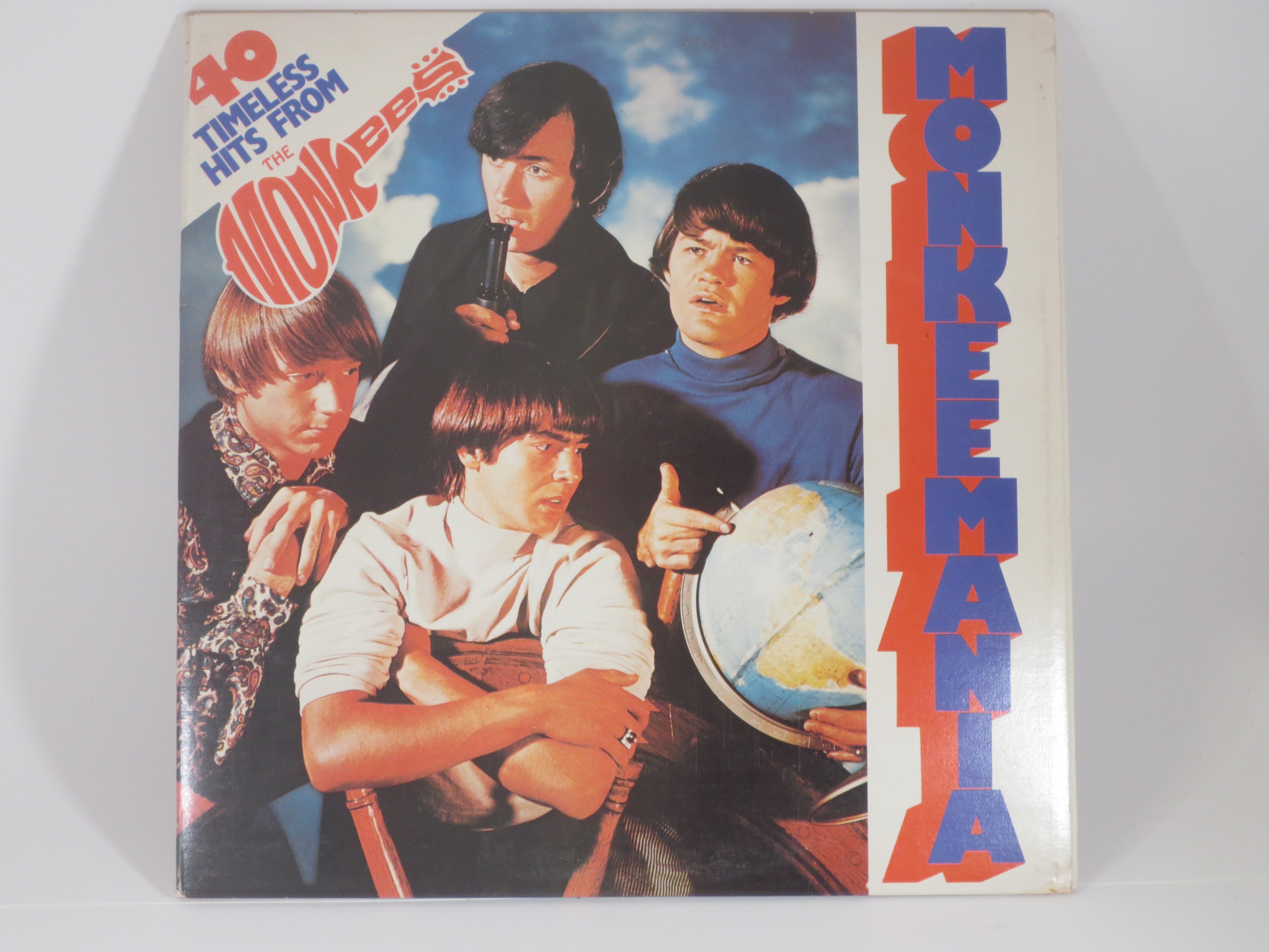 The MONKEES, Monkeemania, 40 Hits, Vintage Double Album, 1979 Record, Vinyl Lp