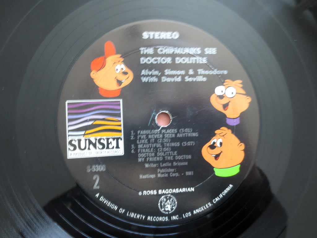 The Chipmunks – The Chipmunks See Doctor Dolittle (1968) Vinyl LP