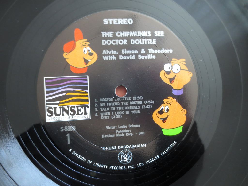 The Chipmunks – The Chipmunks See Doctor Dolittle (1968) Vinyl LP