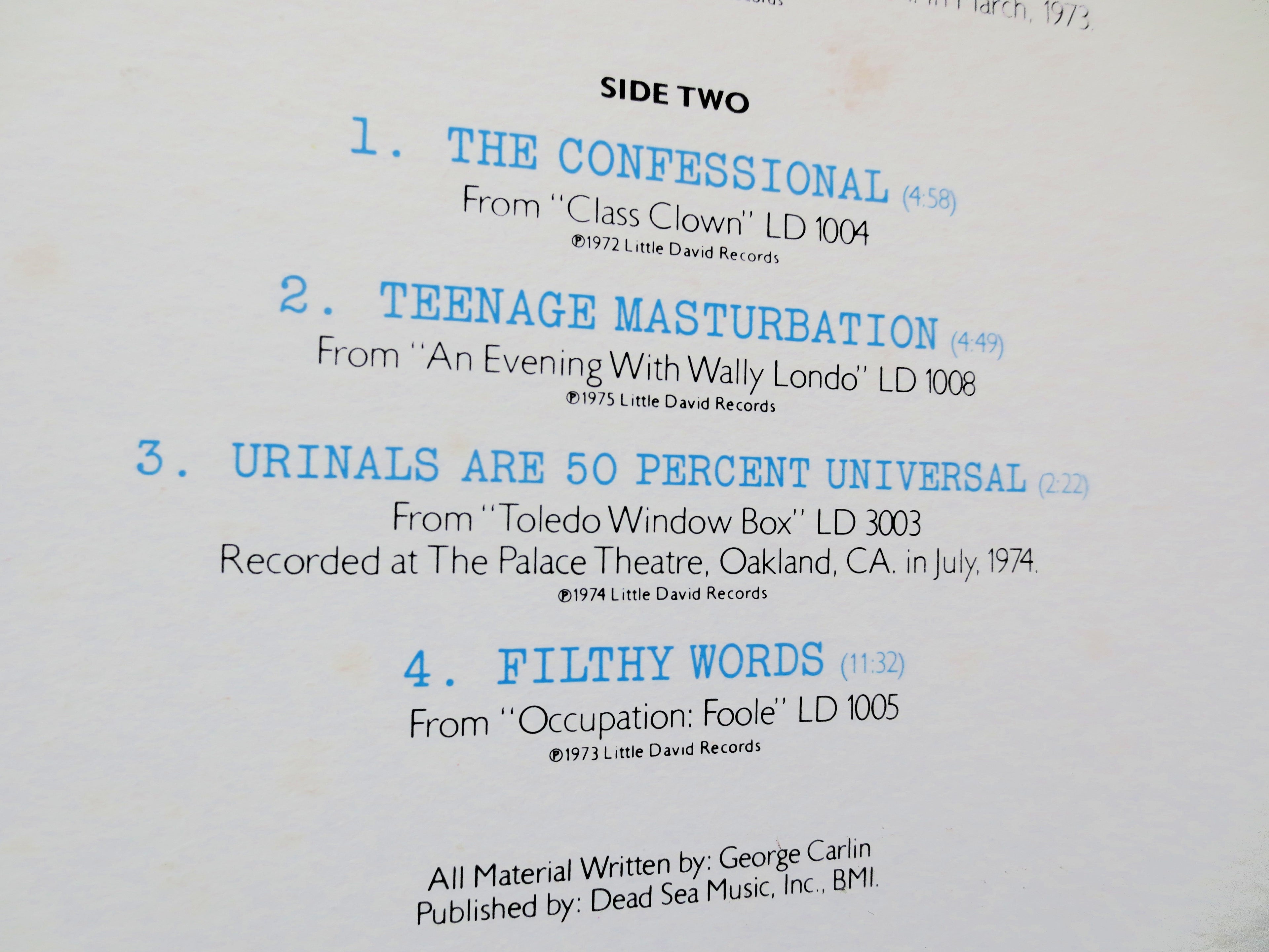 GEORGE CARLIN, Indecent Exposure, Vintage Comedy Lp, 1978 Record, Vinyl Album