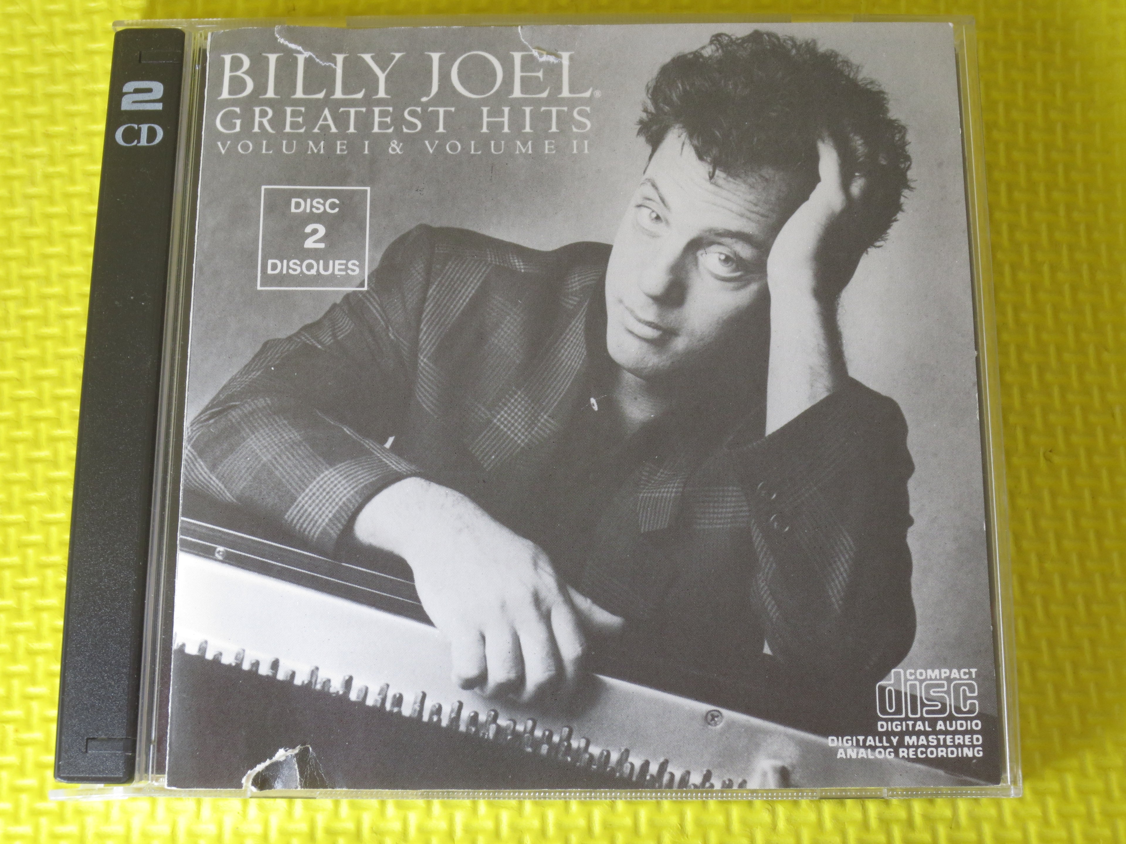 BILLY JOEL, Greatest Hits, Double Album, 1985 Compact Disc, Vintage Cd
