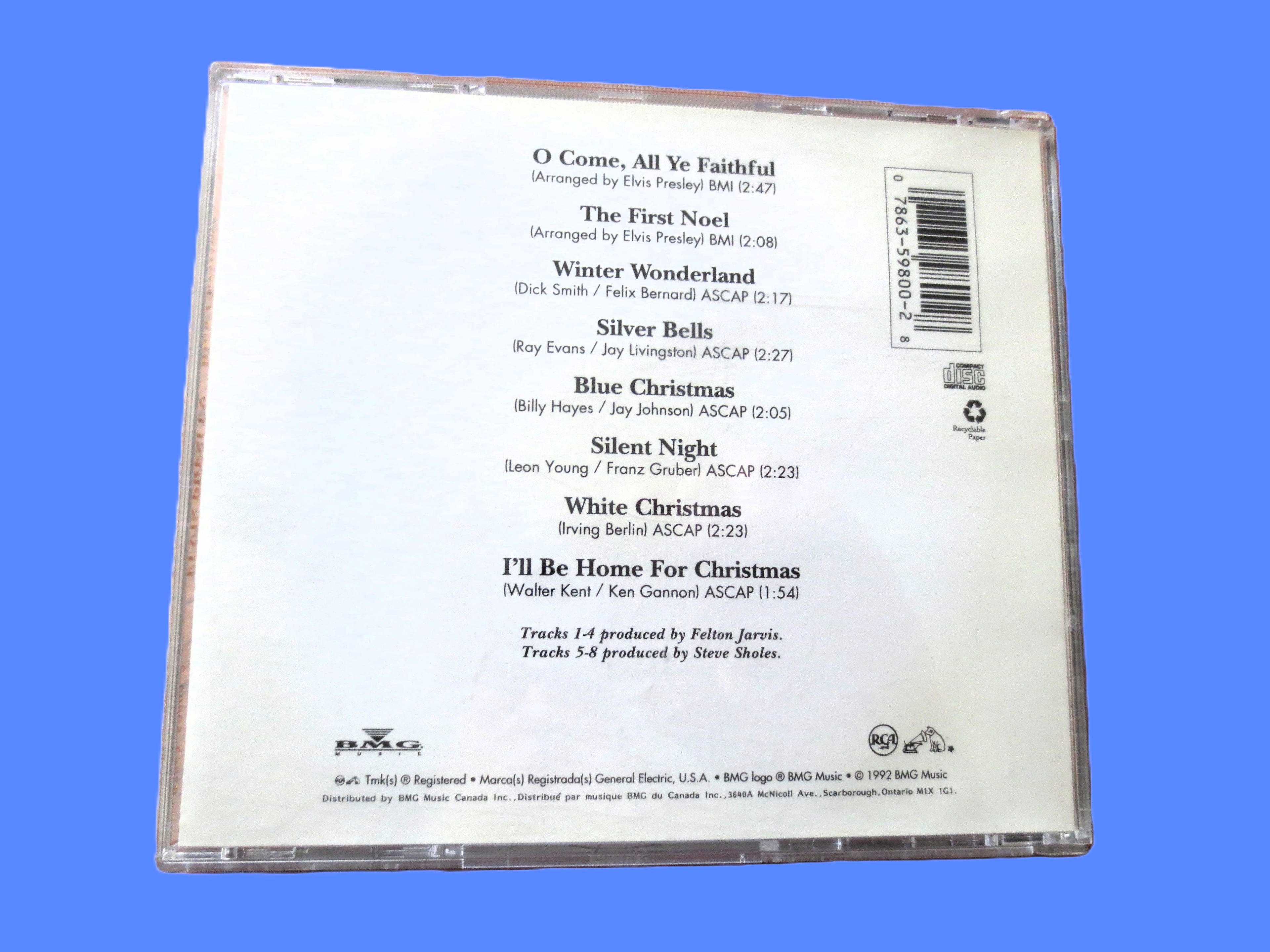 Elvis Presley – Blue Christmas (1992) CD