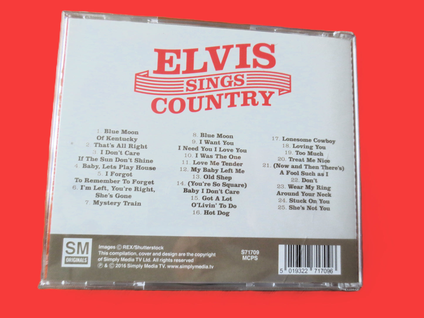 ELVIS PRESLEY, Elvis Sings Country, 2016 Compact Disc, CD
