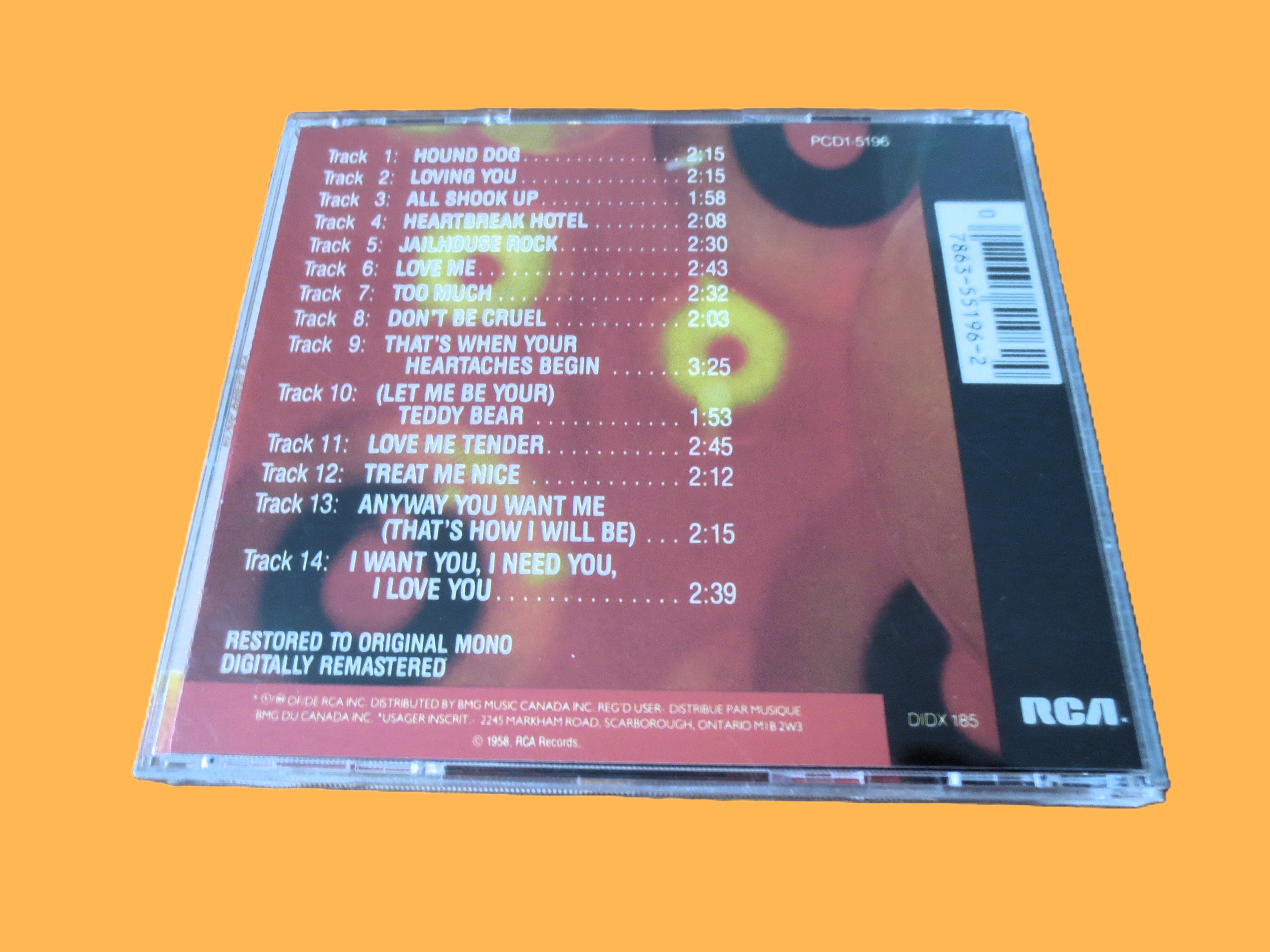 Elvis Presley – Elvis' Golden Records (1986) CD