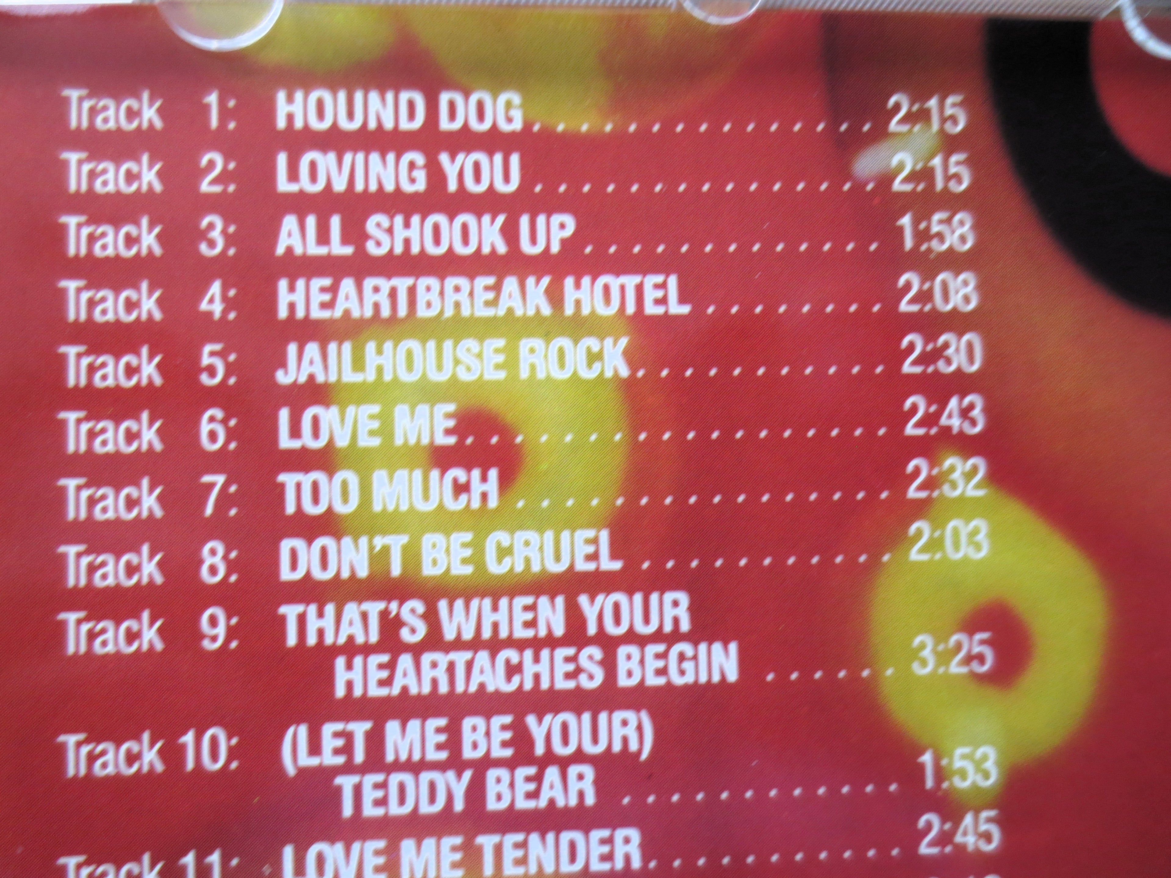 Elvis Presley – Elvis' Golden Records (1986) CD