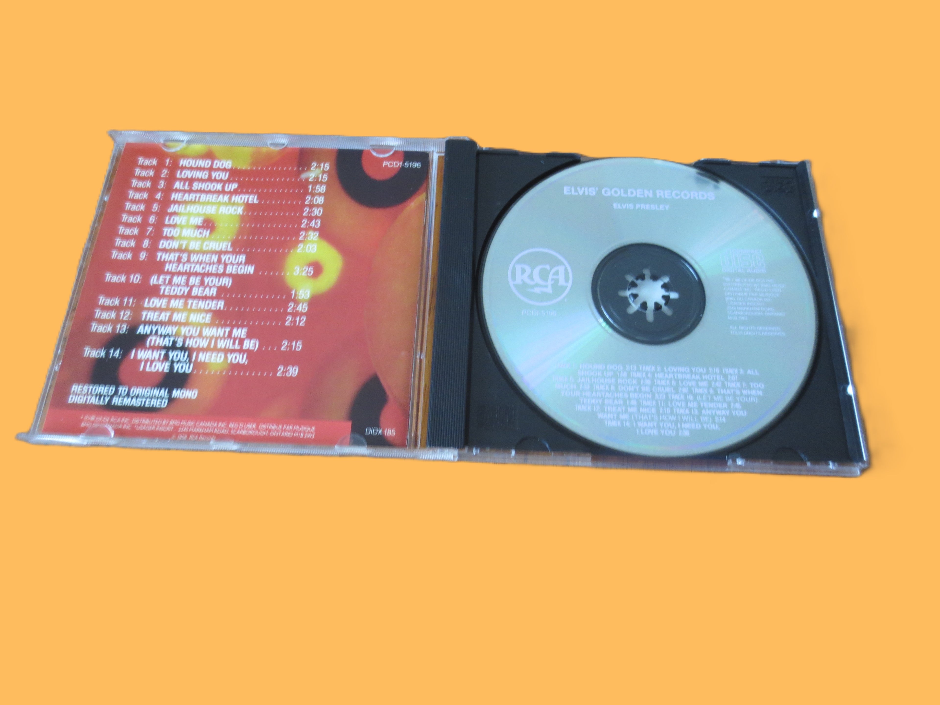 Elvis Presley – Elvis' Golden Records (1986) CD