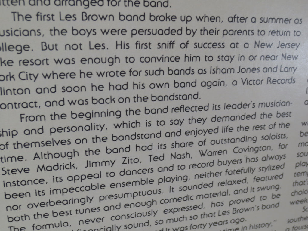 Les Brown – Direct to Disc (1977) Vinyl LP