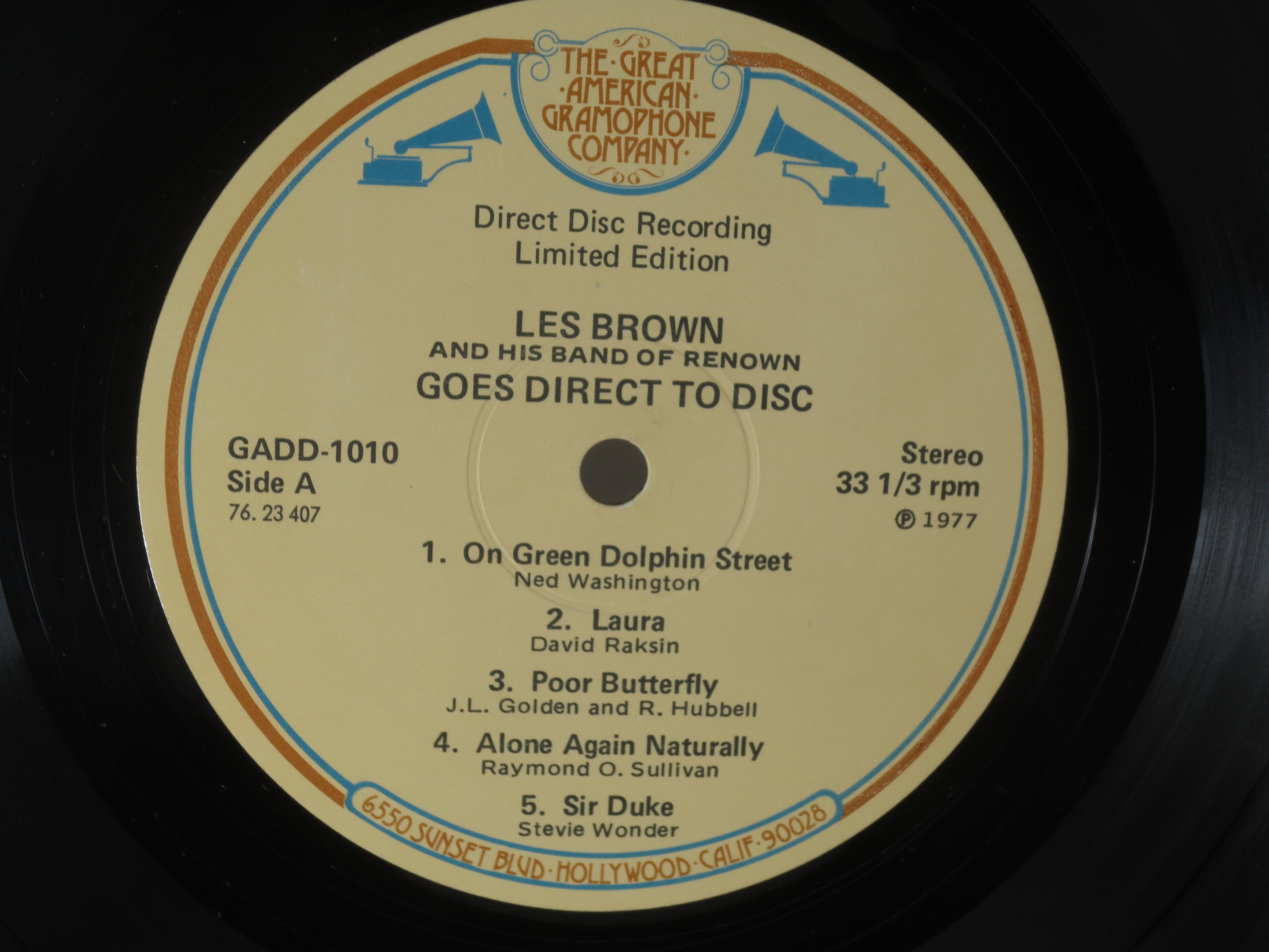 Les Brown – Direct to Disc (1977) Vinyl LP