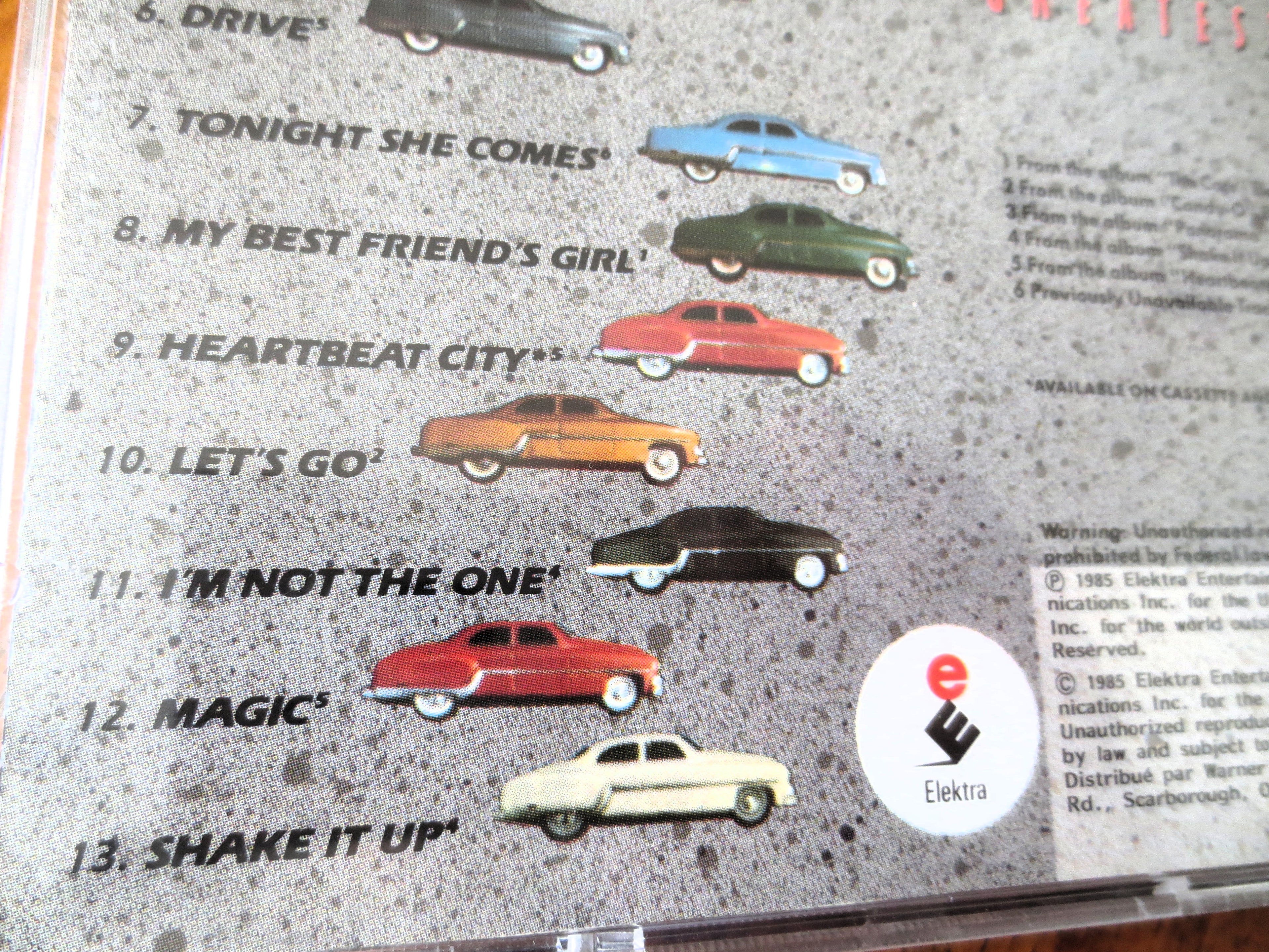 The Cars – Greatest Hits (1985) CD