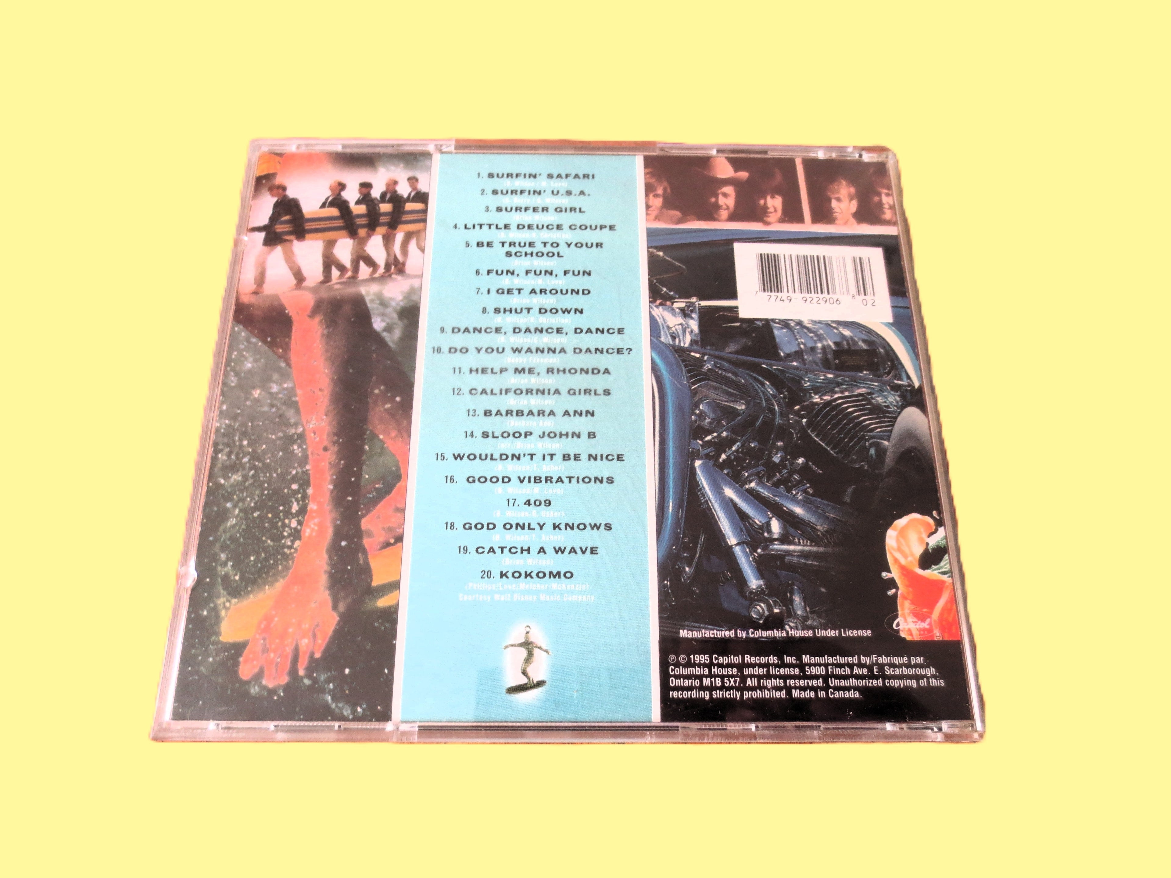 The Beach Boys – 20 Good Vibrations: Greatest Hits (1995) CD