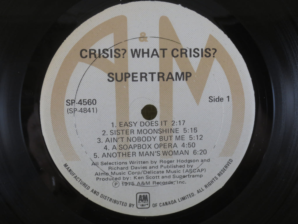 Supertramp – Crisis? What Crisis? (1975) Vinyl LP