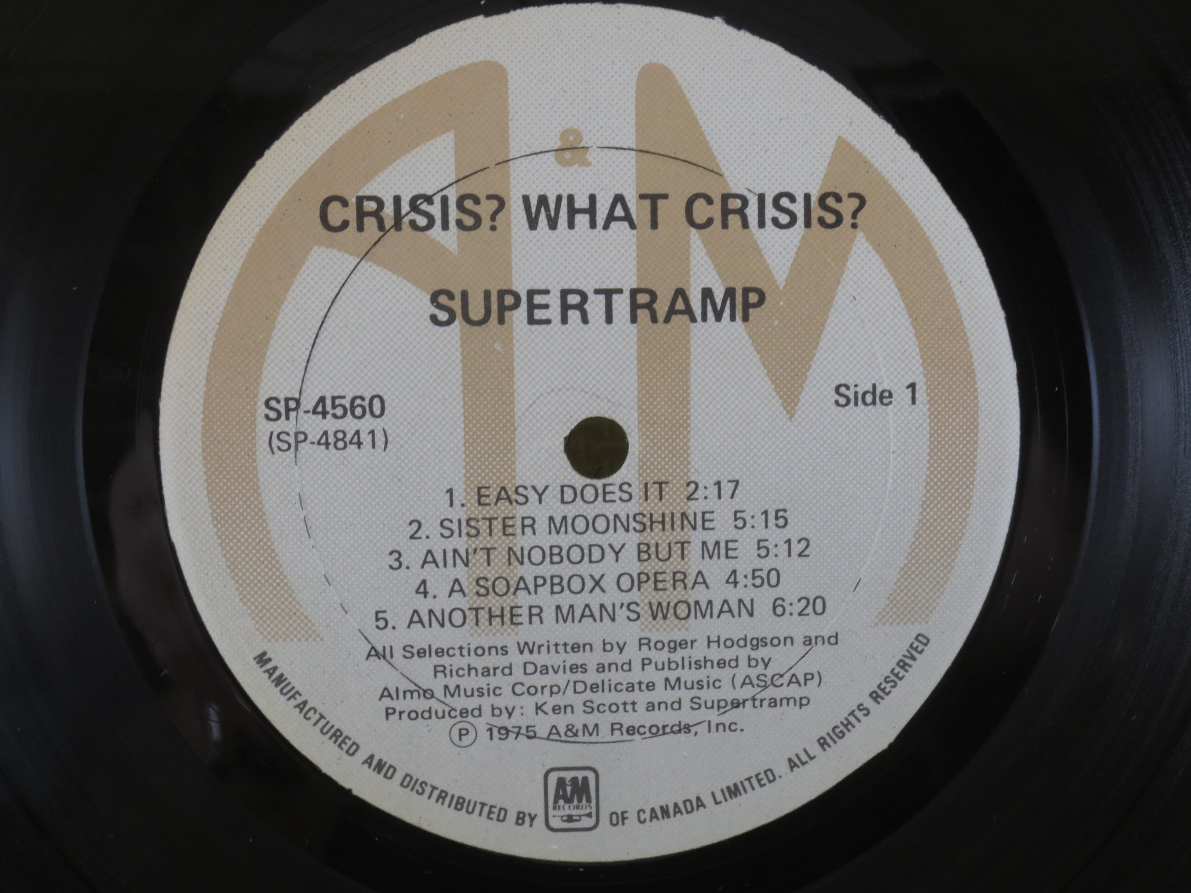 Supertramp – Crisis? What Crisis? (1975) Vinyl LP