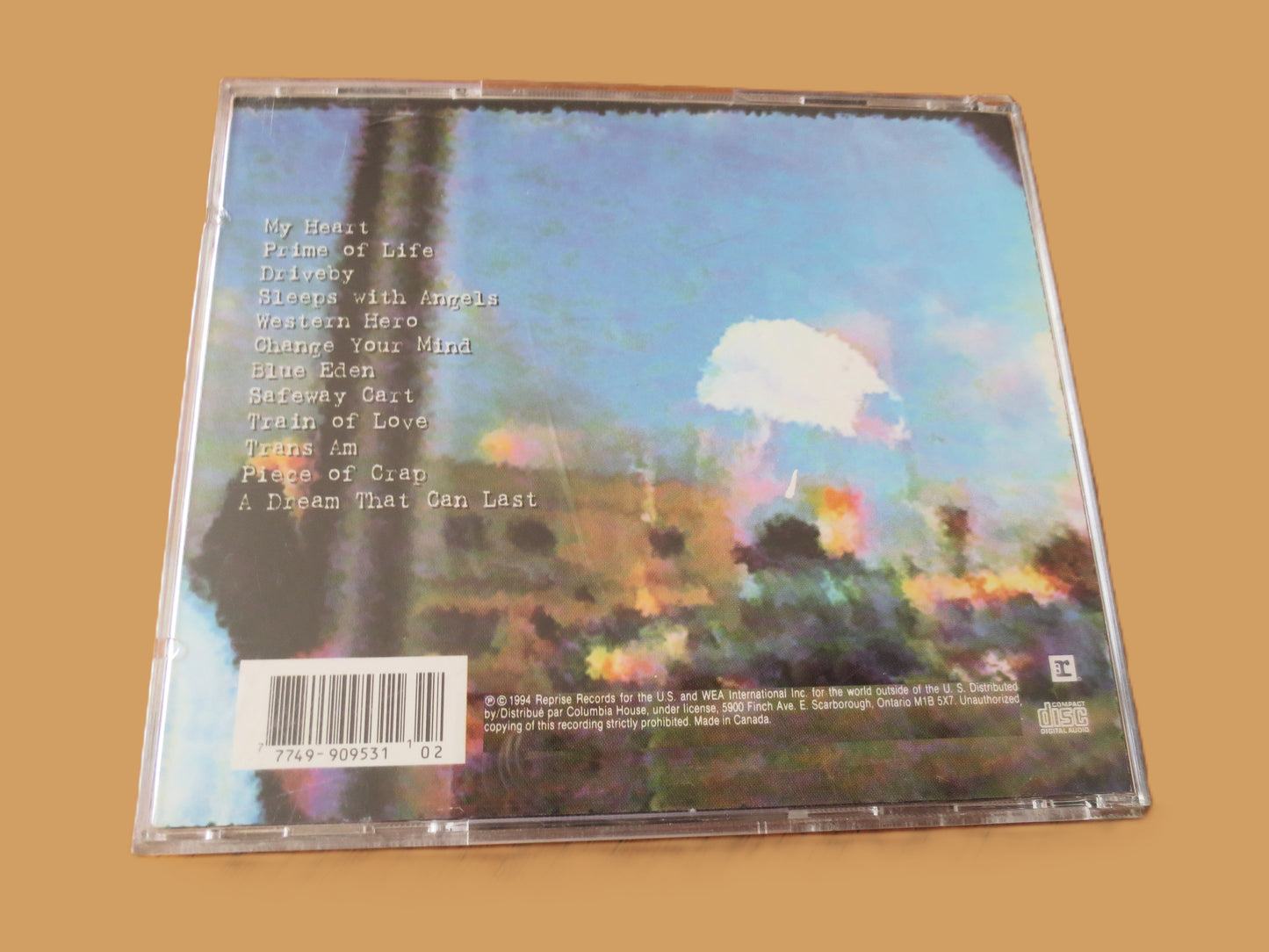 NEIL YOUNG, Sleeps with Angels, 1994 Compact Disc, Vintage Cd