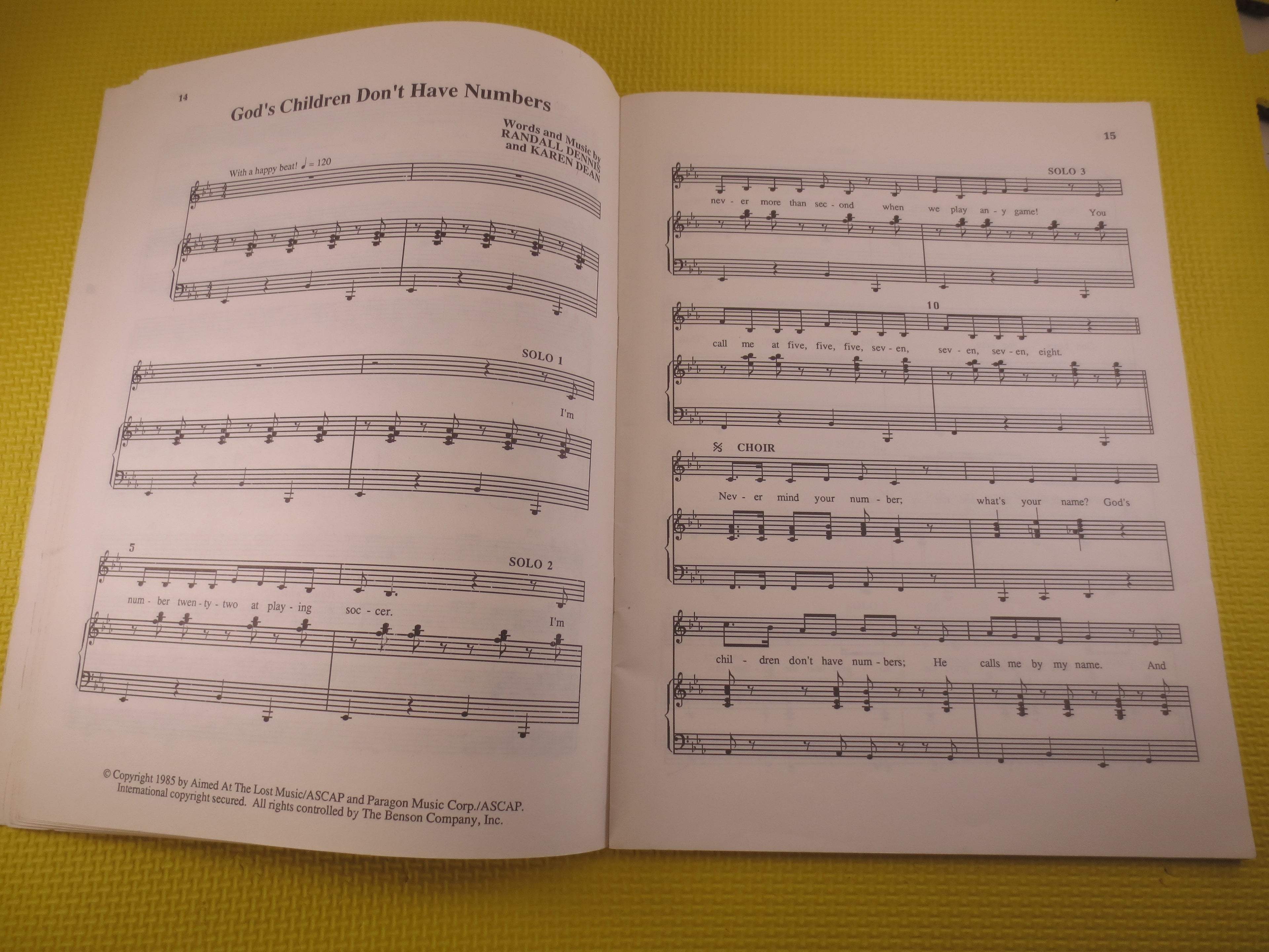 Sing-A-Song Along – Kids Sheet Music Book (1986)