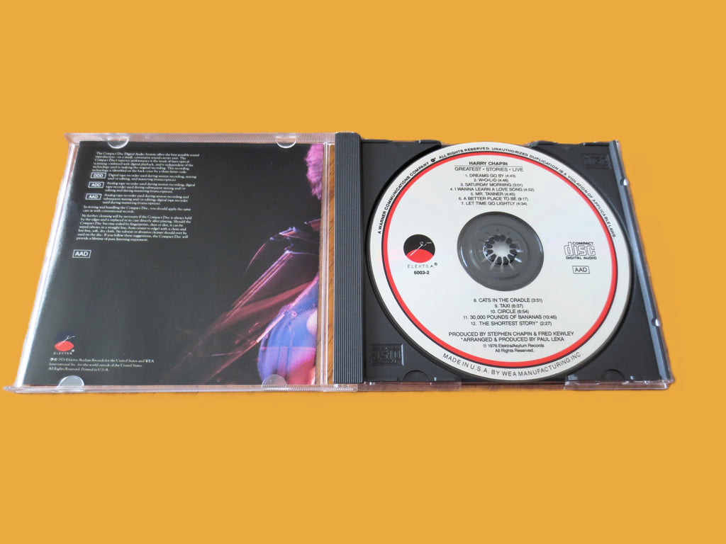 Harry Chapin – Greatest Stories Live (1994) CD