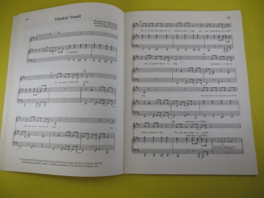 Sing-A-Song Along – Kids Sheet Music Book (1986)