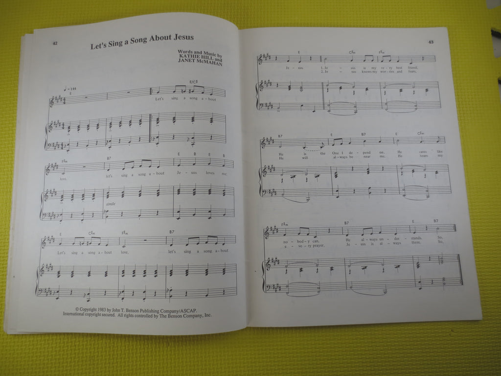 Sing-A-Song Along – Kids Sheet Music Book (1986)