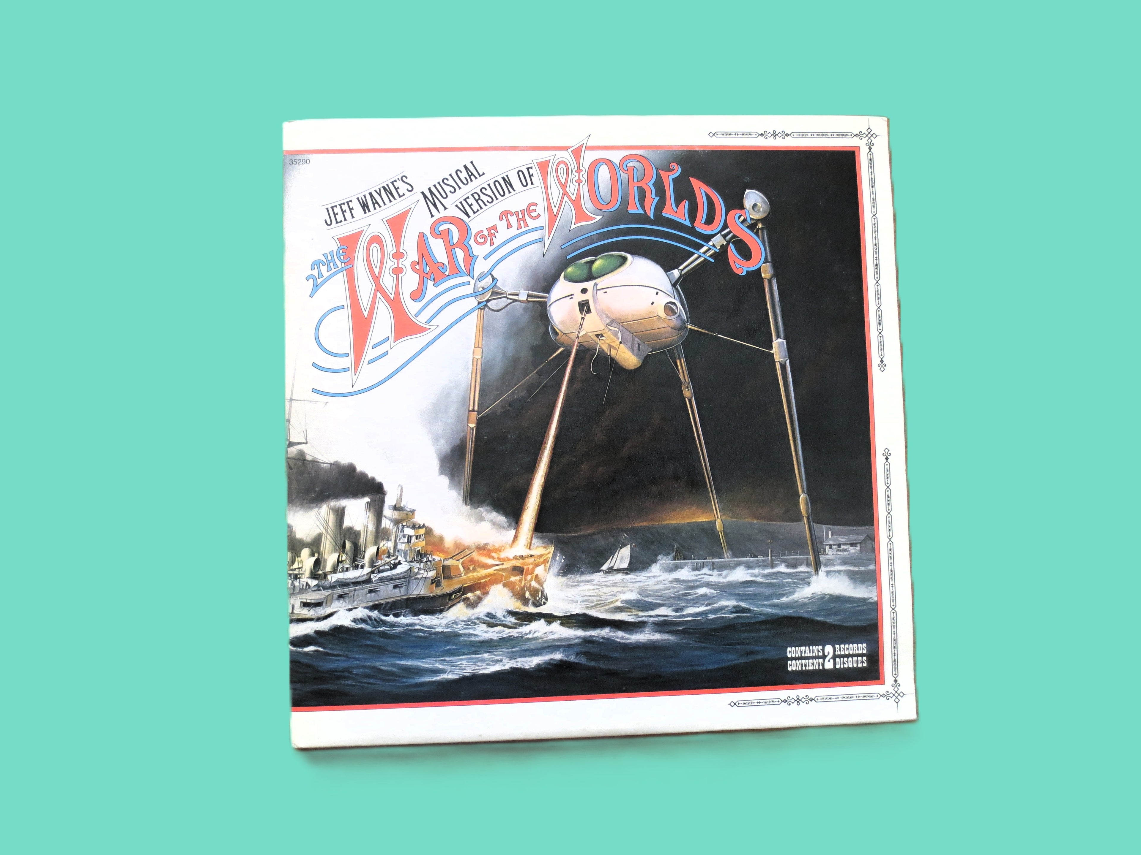WAR of the WORLDS, Jeff WAYNE, Vintage Album, 1978 Record, Vinyl Lp