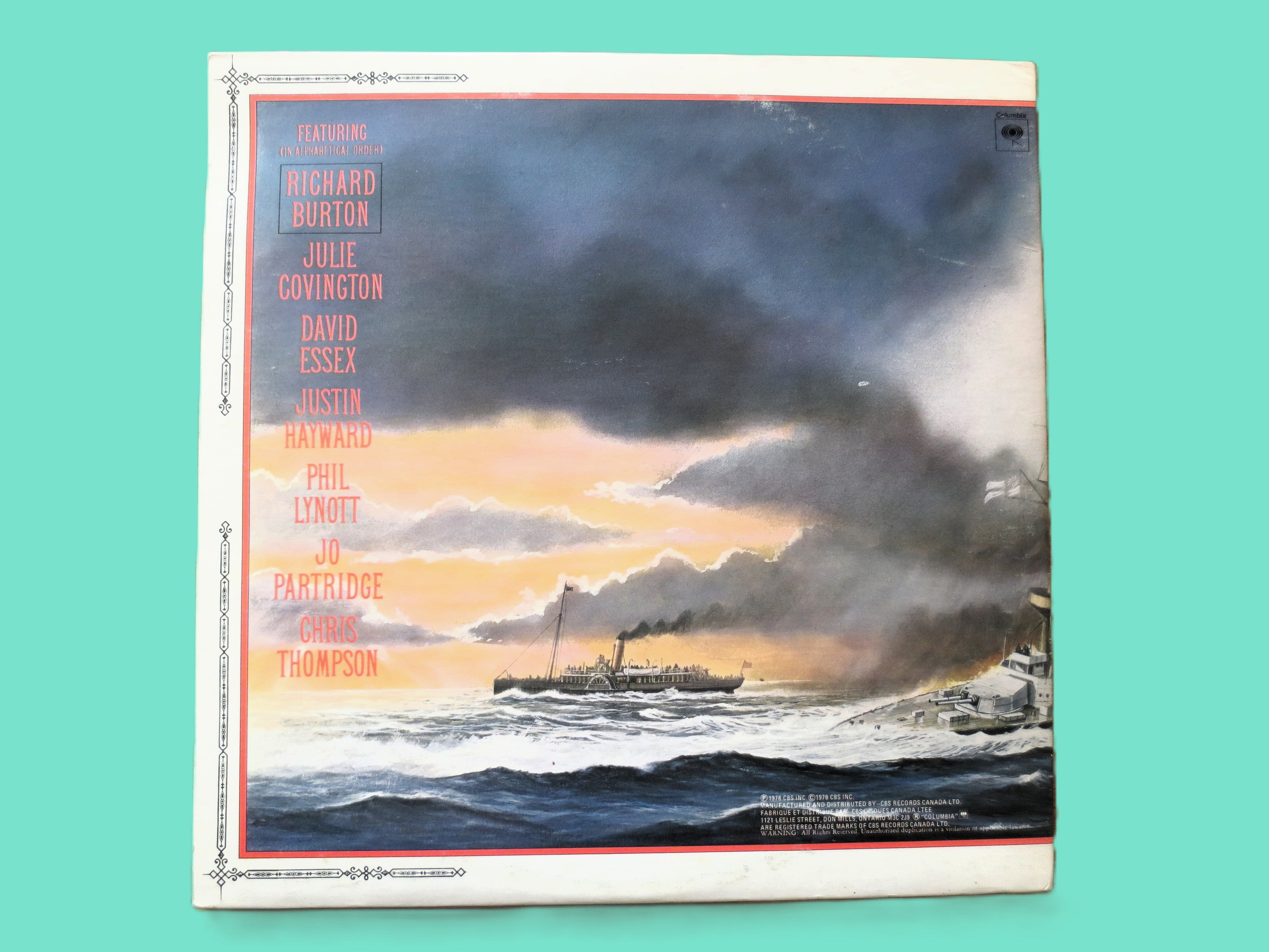 WAR of the WORLDS, Jeff WAYNE, Vintage Album, 1978 Record, Vinyl Lp