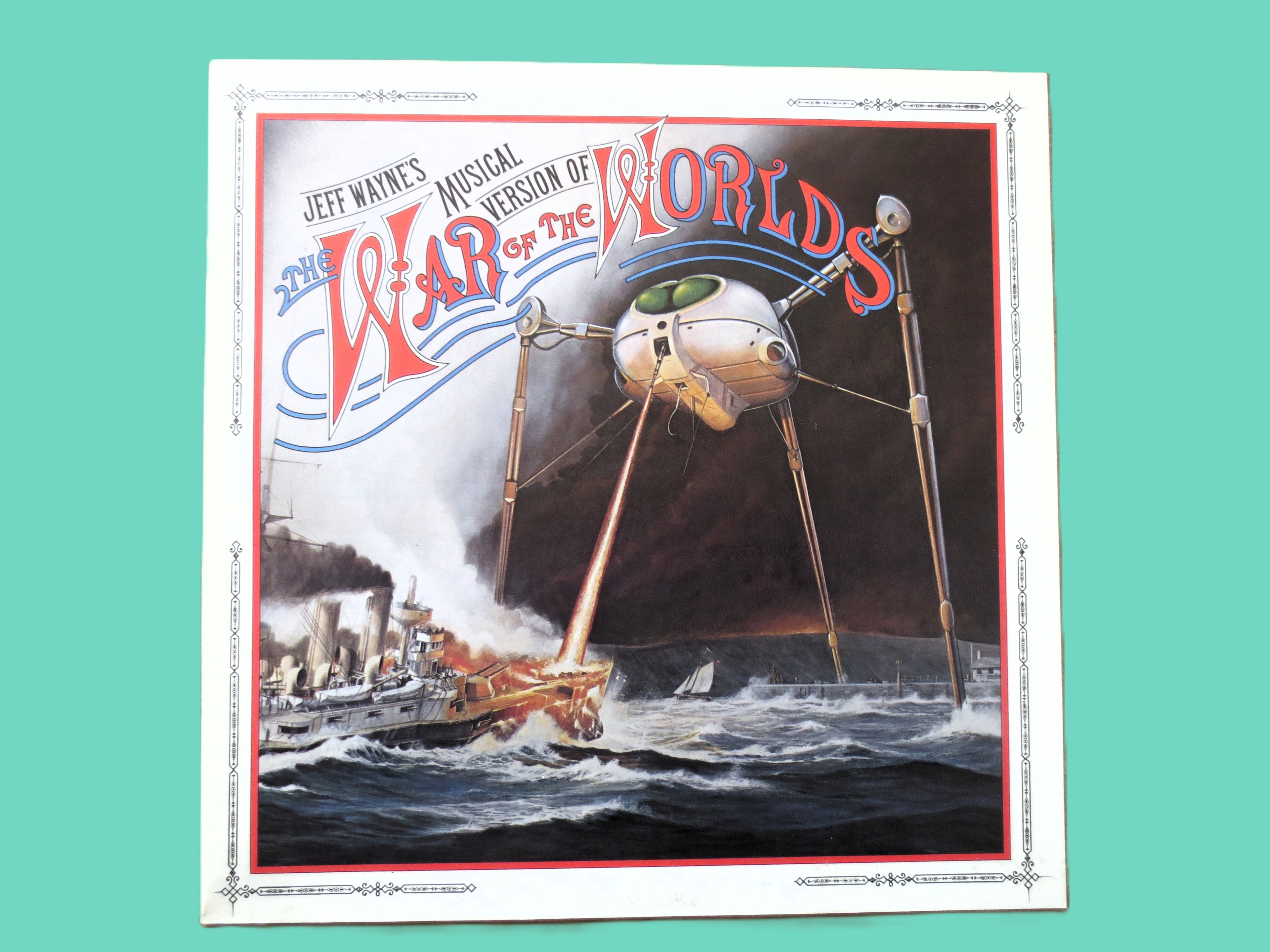 WAR of the WORLDS, Jeff WAYNE, Vintage Album, 1978 Record, Vinyl Lp