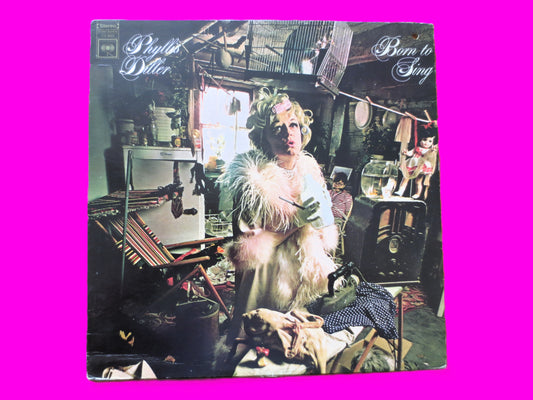 PHYLLIS DILLER, Born to Sing, Vintage Comedy Album, 1968 Record, Vinyl Lp