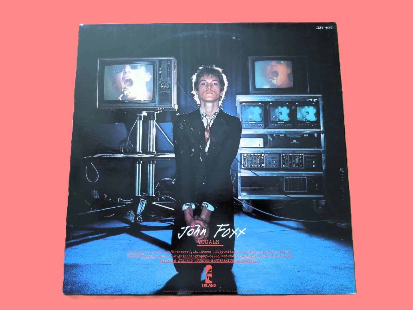 ULTRAVOX, Debut Album, 1977 Record, Vinyl Lp
