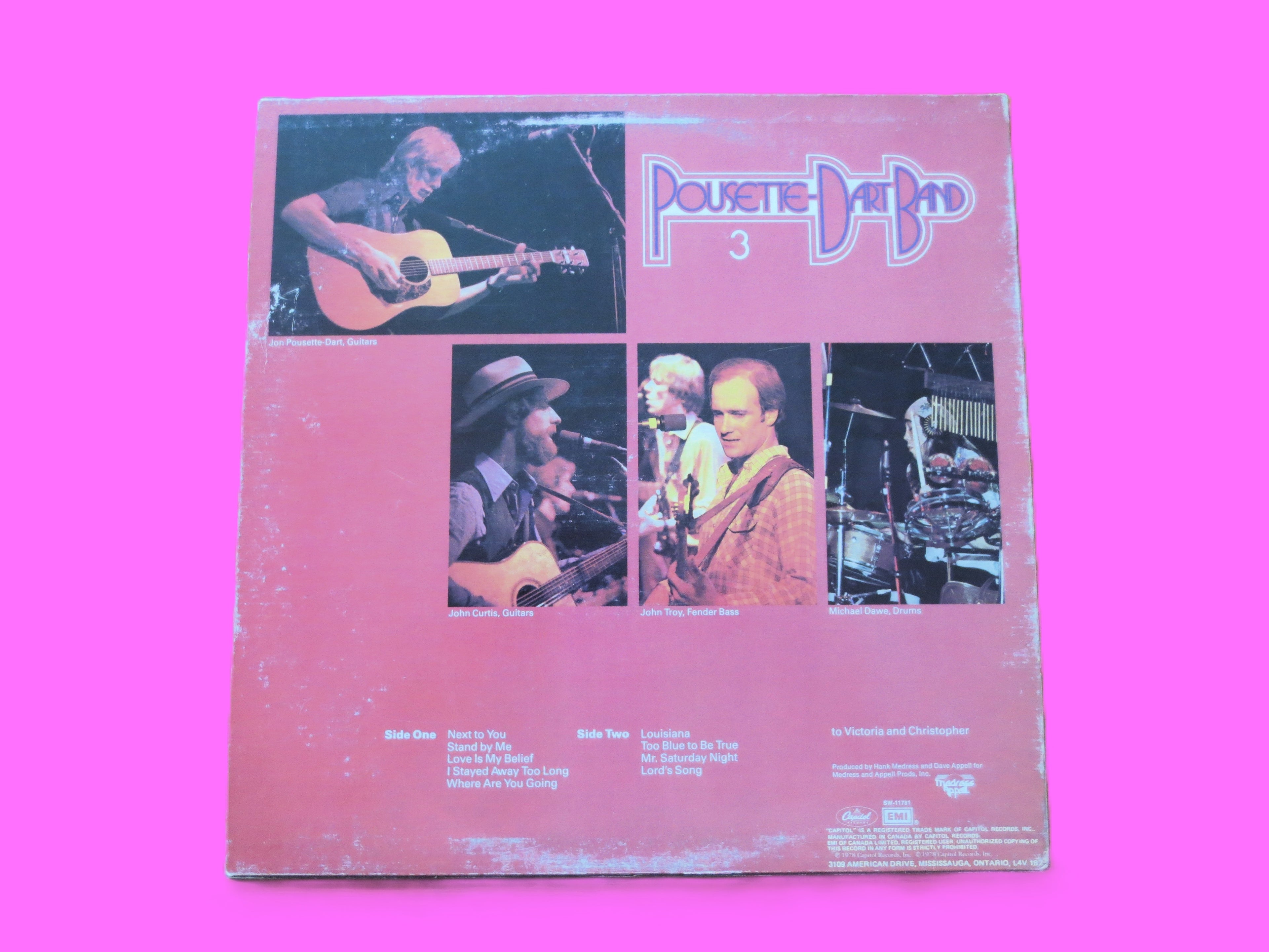 Pousette-Dart Band – 3 (1978) Vinyl LP