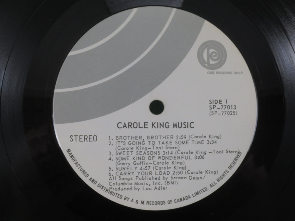 Carole King – Music (1971) Vinyl LP