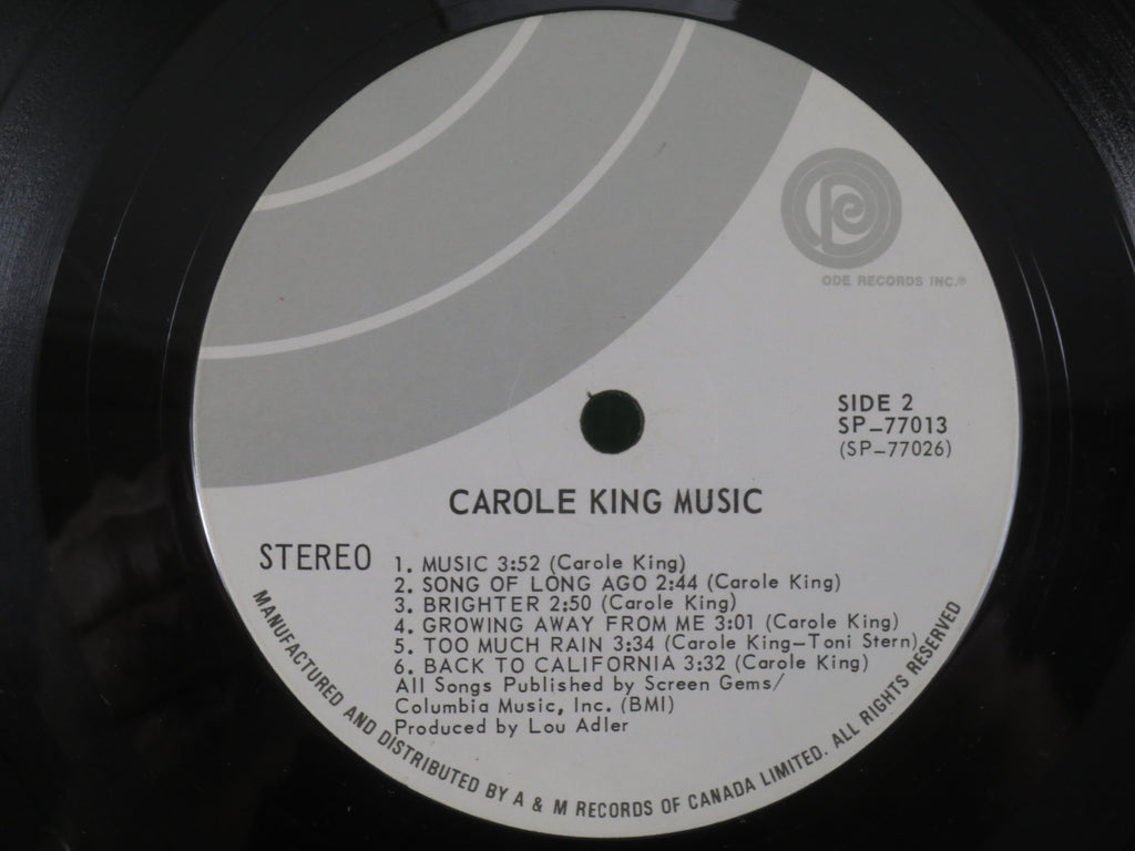 Carole King – Music (1971) Vinyl LP