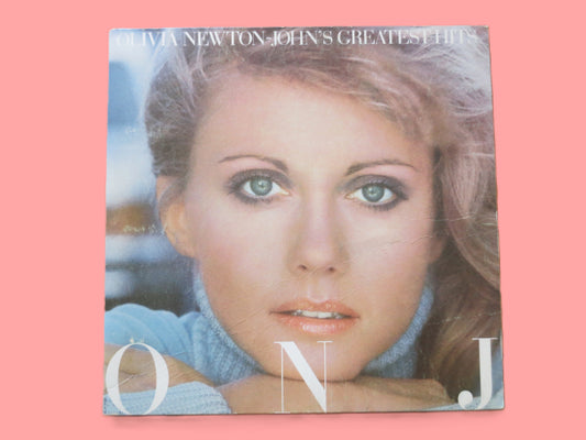 OLIVIA NEWTON-JOHN, Greatest Hits, Vintage Album, 1975 Record, Vinyl Lp