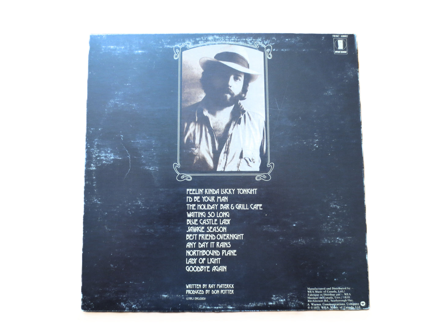 RAY MATERICK, Best Friend Overnight, Vintage Album, 1975 Record, Vinyl Lp