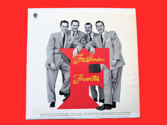 The FOUR FRESHMEN, Freshmen Favorites, Vintage Album, 1956 Record, Vinyl Lp