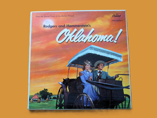 OKLAHOMA, Movie Soundtrack LP, 1959 Original Cast Album, Vintage Record