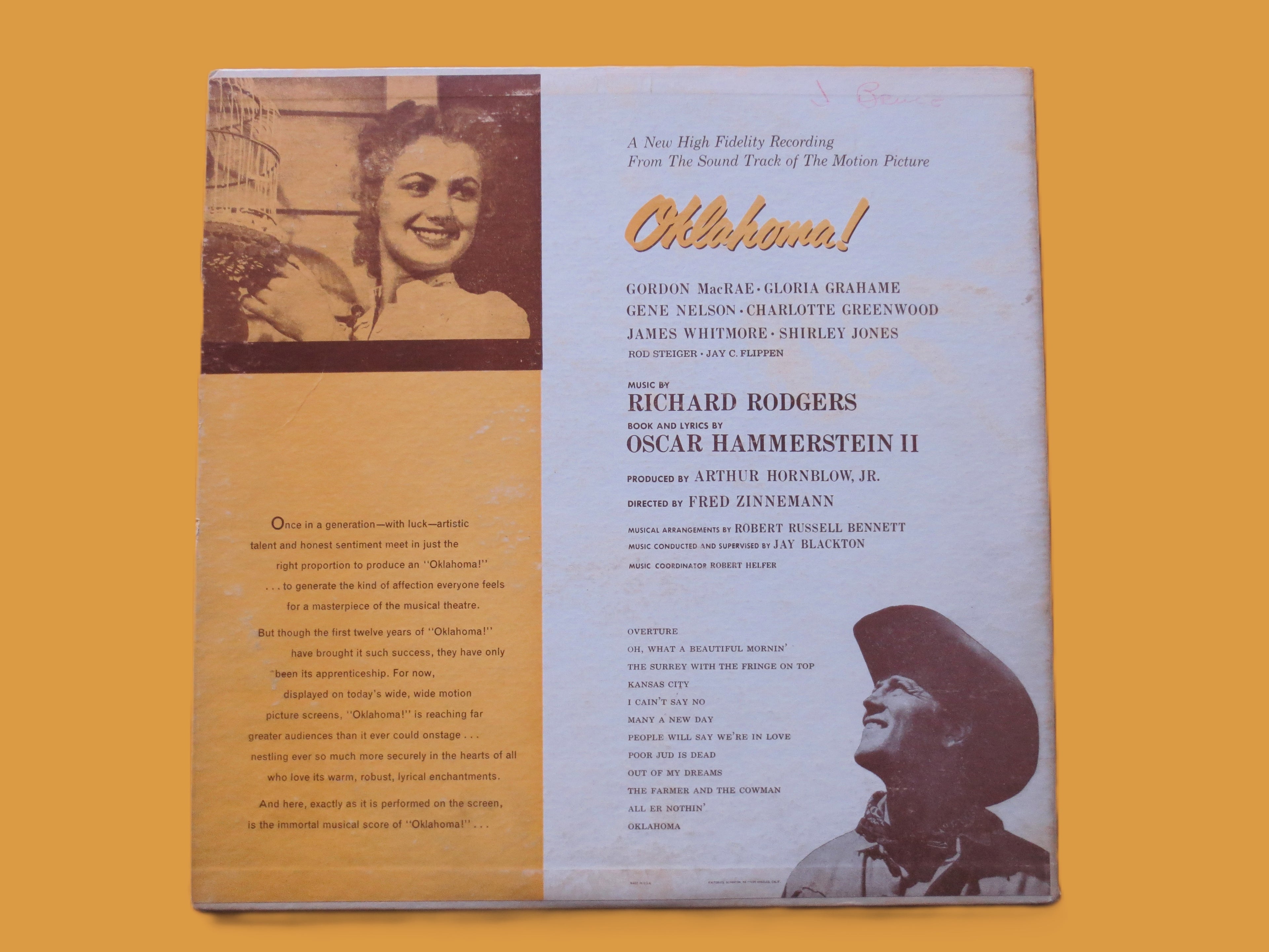 Oklahoma! – Original Movie Soundtrack (1959) Vinyl LP