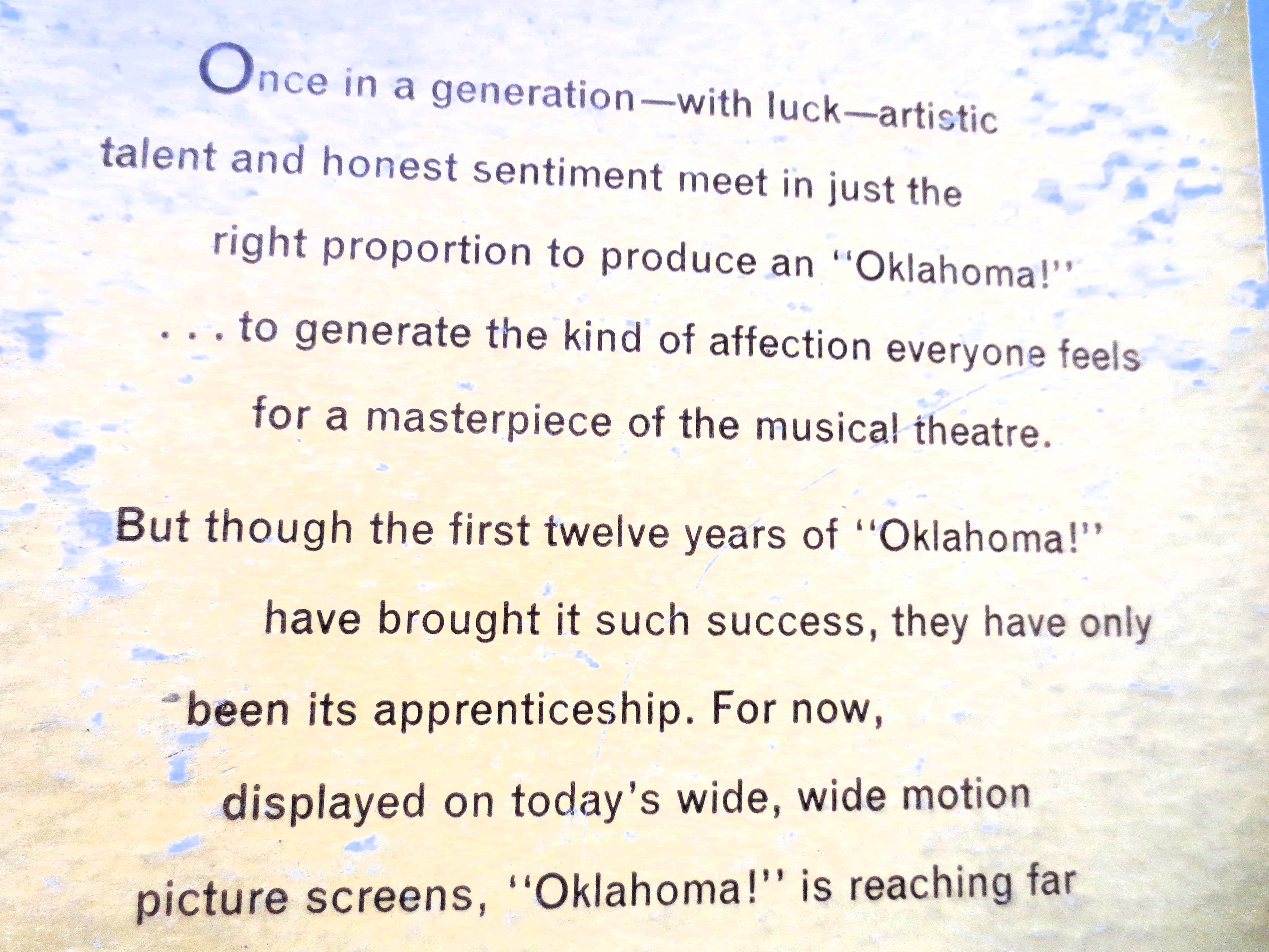 Oklahoma! – Original Movie Soundtrack (1959) Vinyl LP