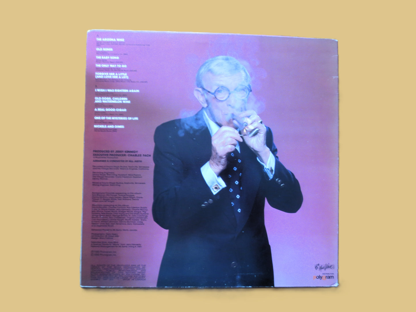 GEORGE BURNS, I Wish I was Eighteen Again, Comedy Album, 1980 Record, Vinyl Lp
