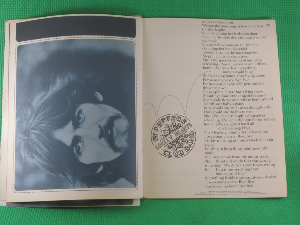 The Beatles – Sgt. Pepper's Lonely Hearts Club Band Sheet Music Book (1967)